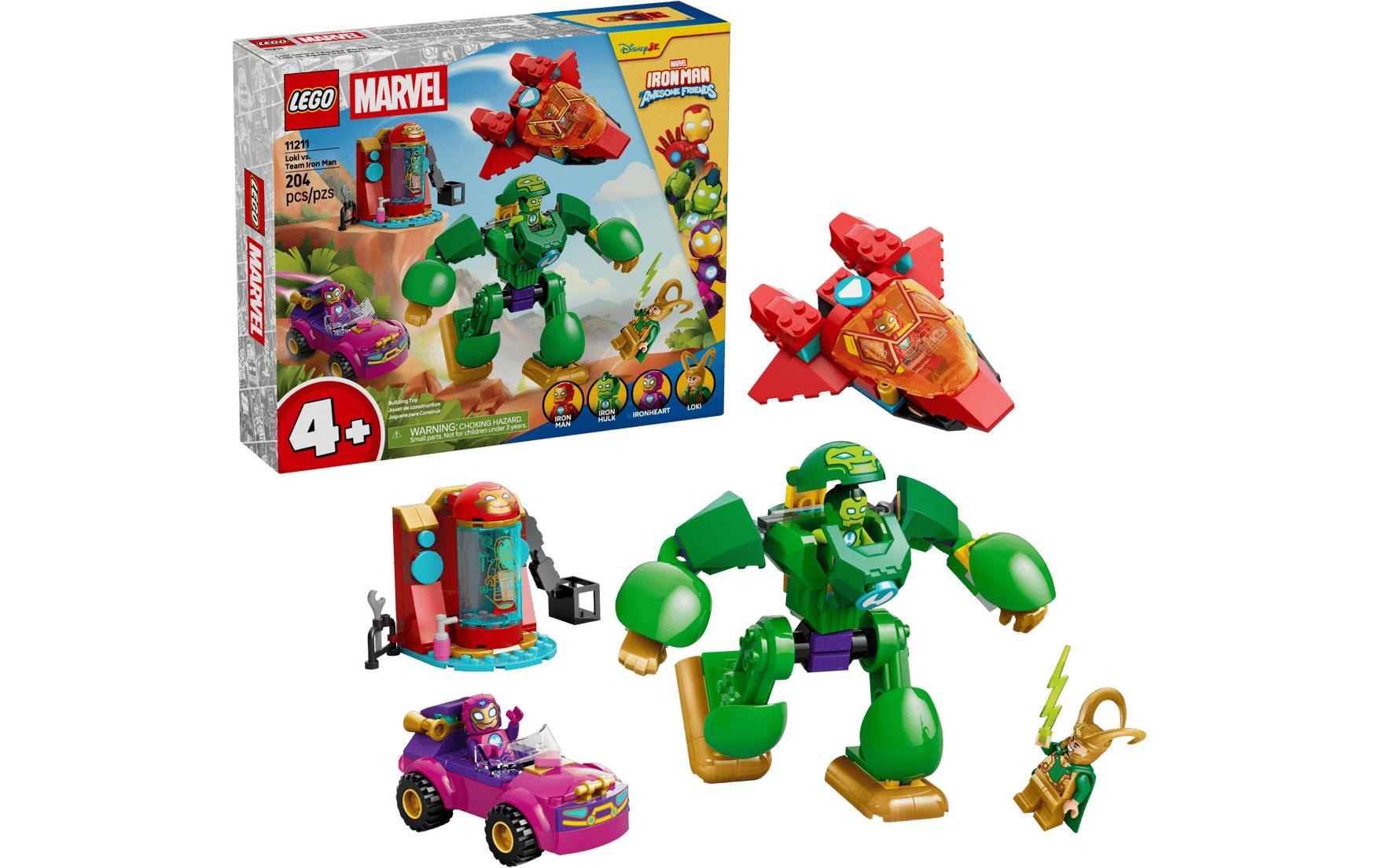 LEGO® Konstruktionsspielsteine »Loki vs. Team Iron Man (11211), LEGO Disney Junior Marvel« Made in Europe