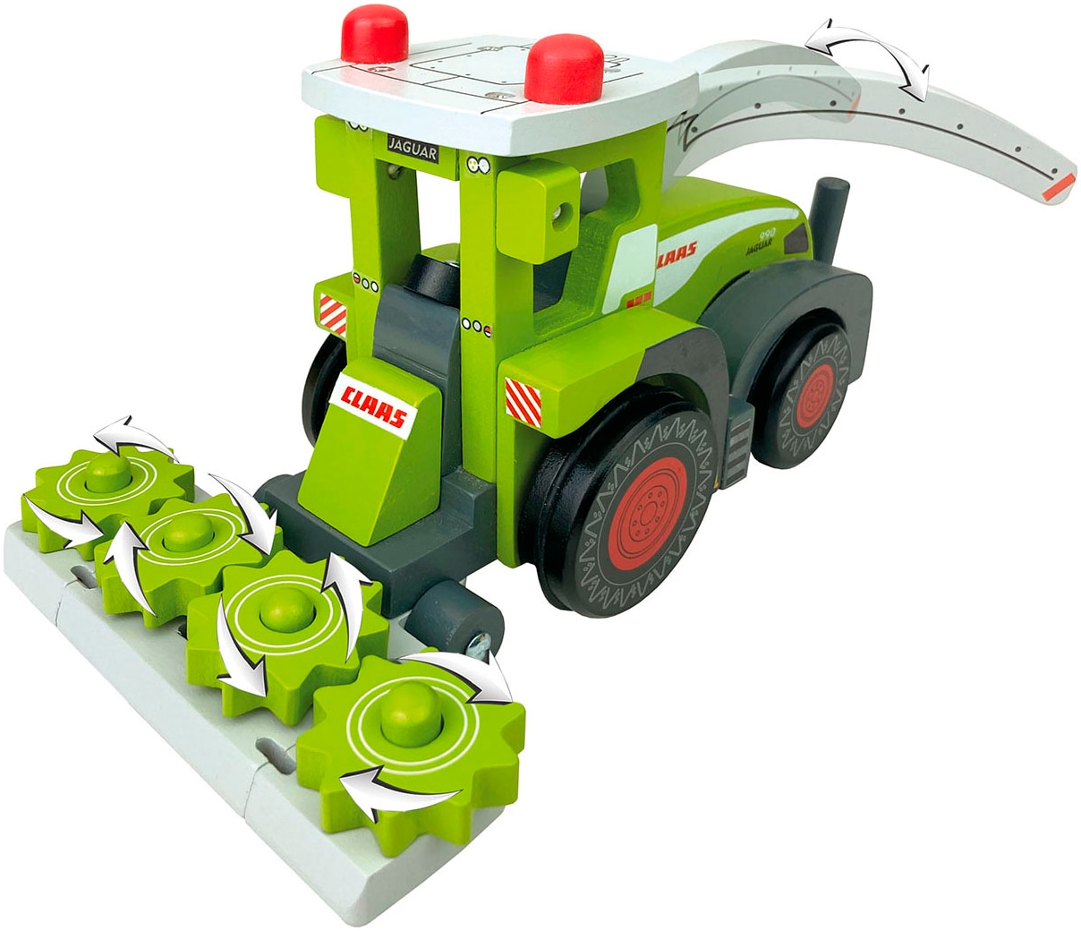 Happy People Spielzeug-Traktor »CLAAS Kids Jaguar 990 Feldhäcksler« aus Holz