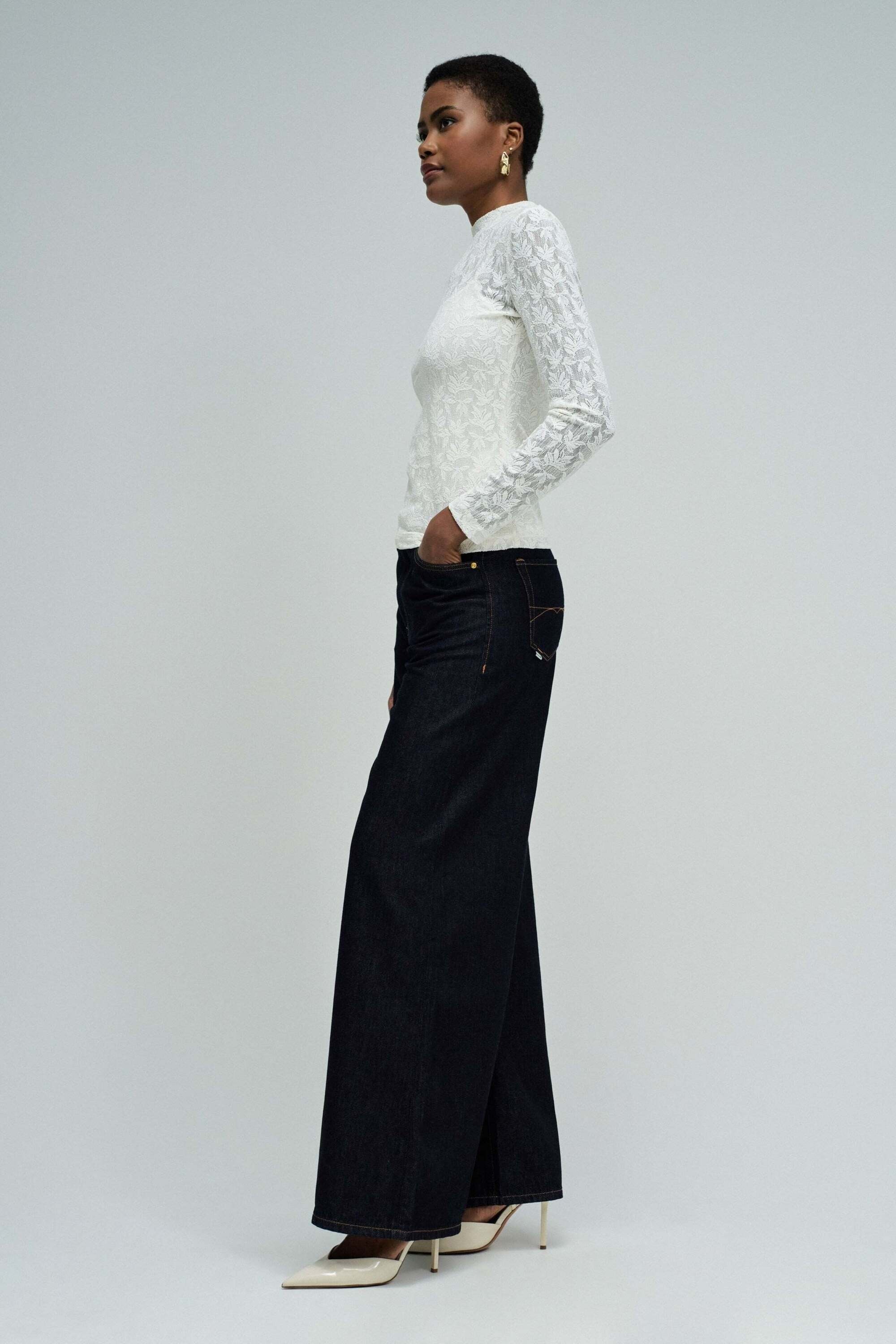 Salsa Langarmshirt »Salsa Jeans Langarmshirt Lace Long Sleeve«