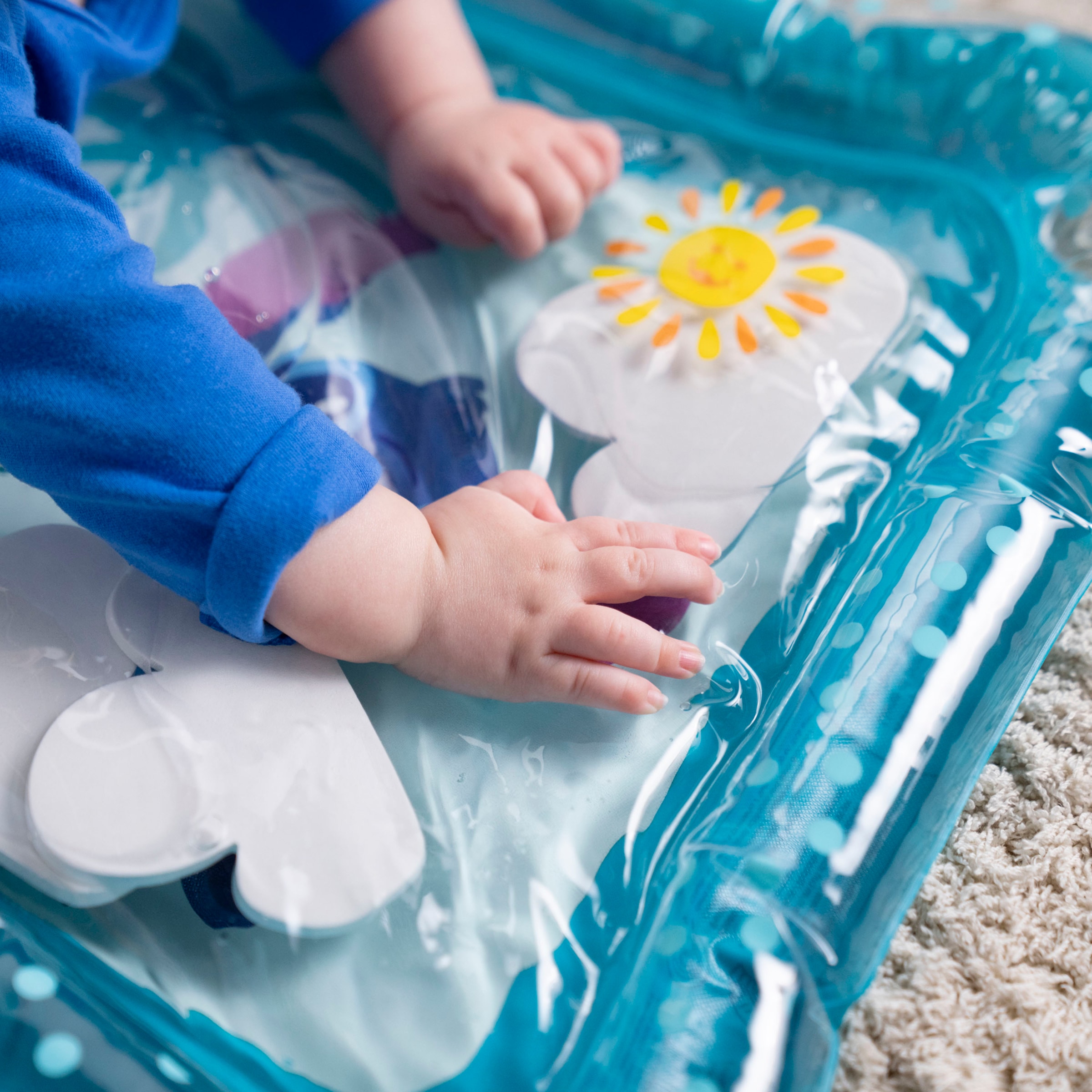 Bright Starts Tapis de jeu »Stitch Making Waves Tummy Time Water Mat«