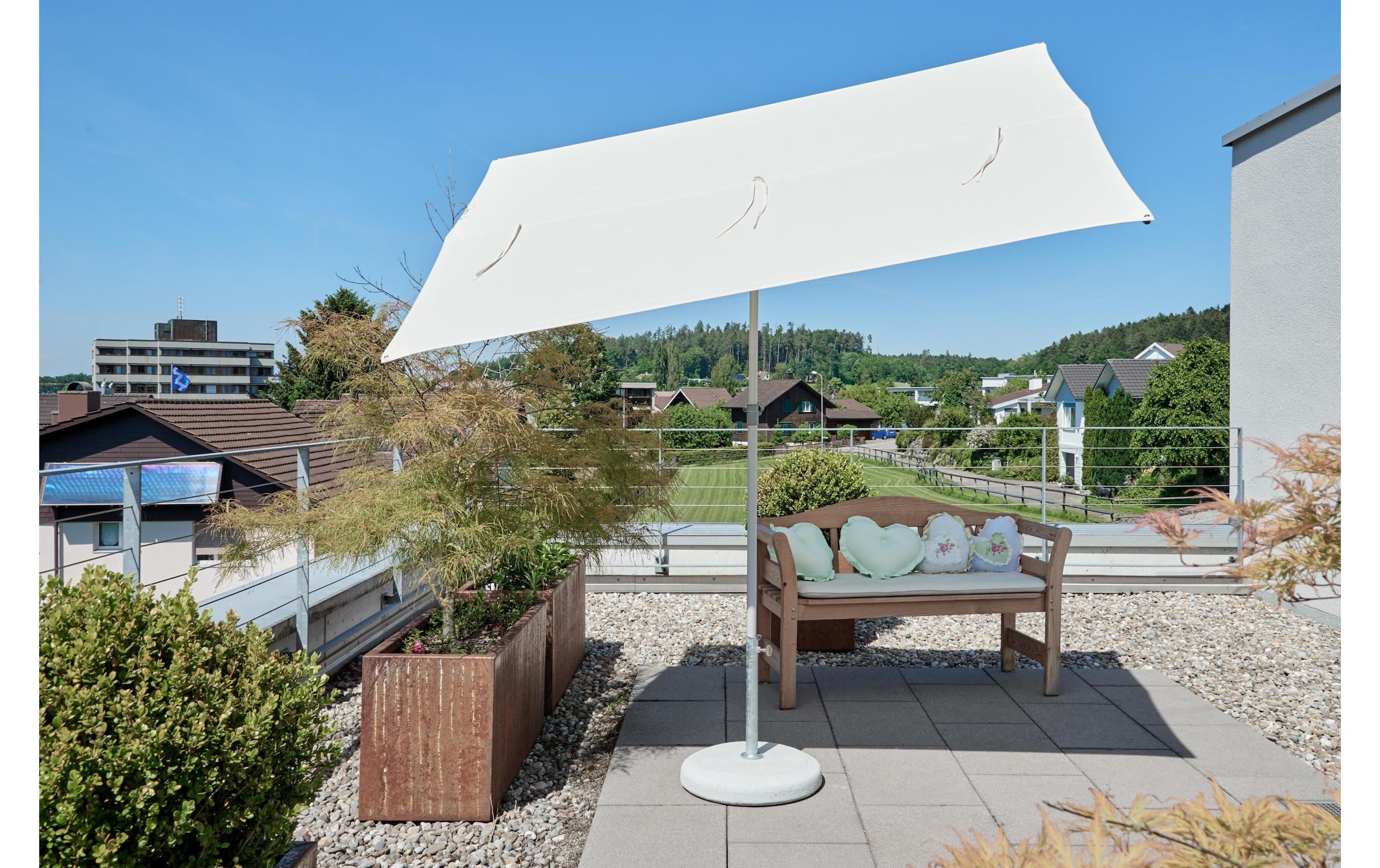 Sonnenschirm »Suncomfort by Glatz Flex-Roof 210 x 150 cm,«