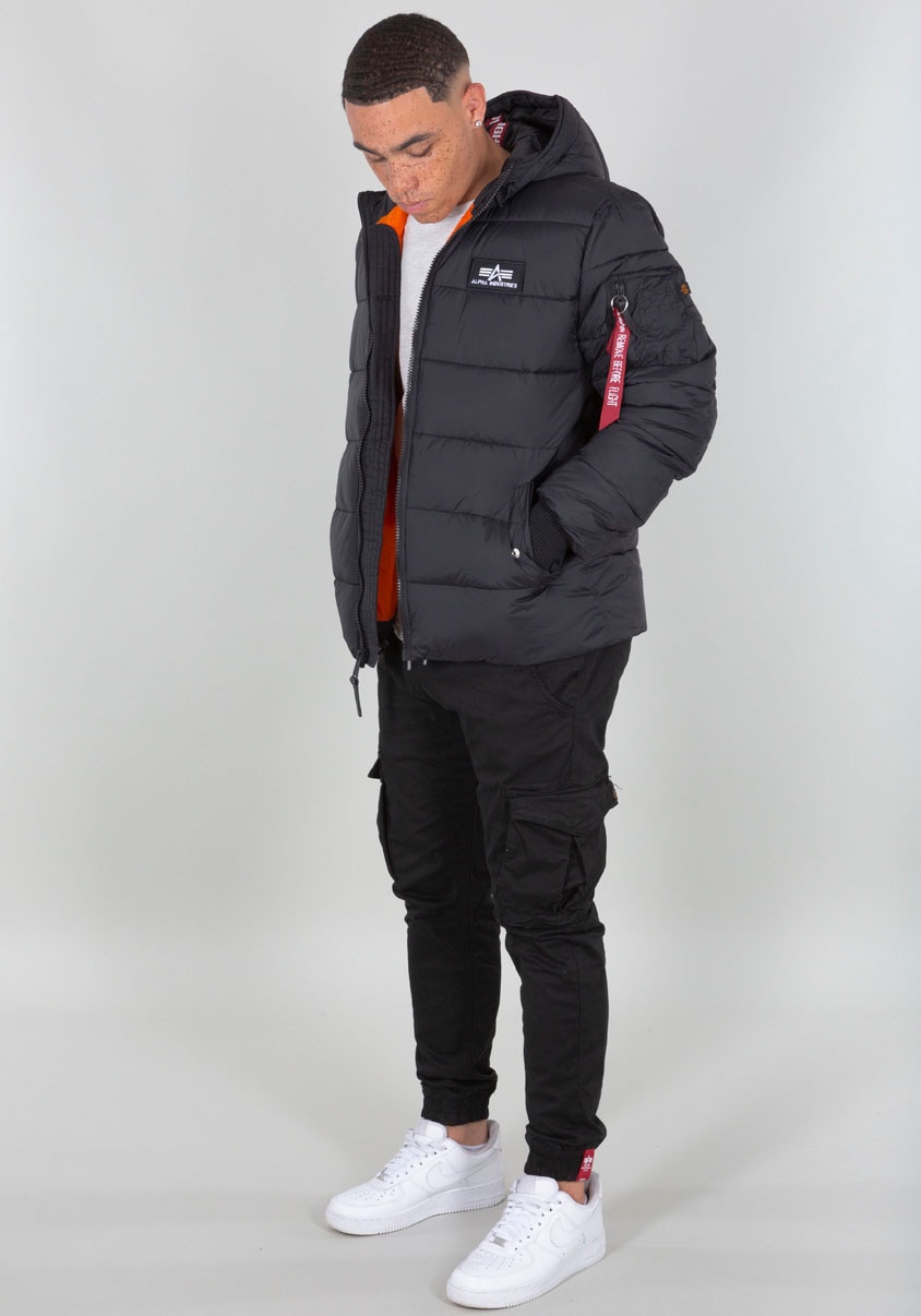 Alpha Industries Steppjacke »Hooded Puffer Alpha FD«, mit Kapuze