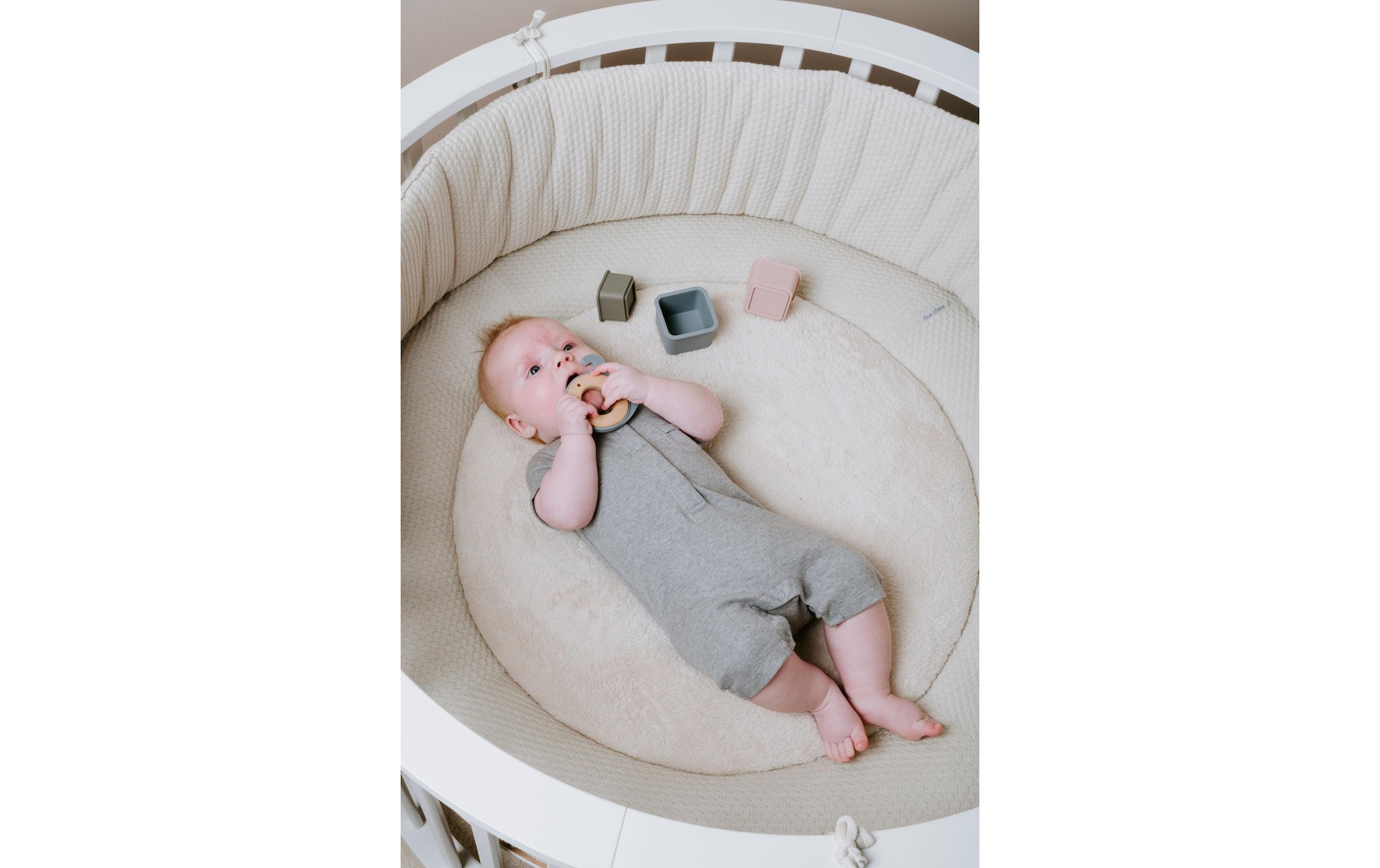   Tour de lit »baby's only Sky Warm Linen«