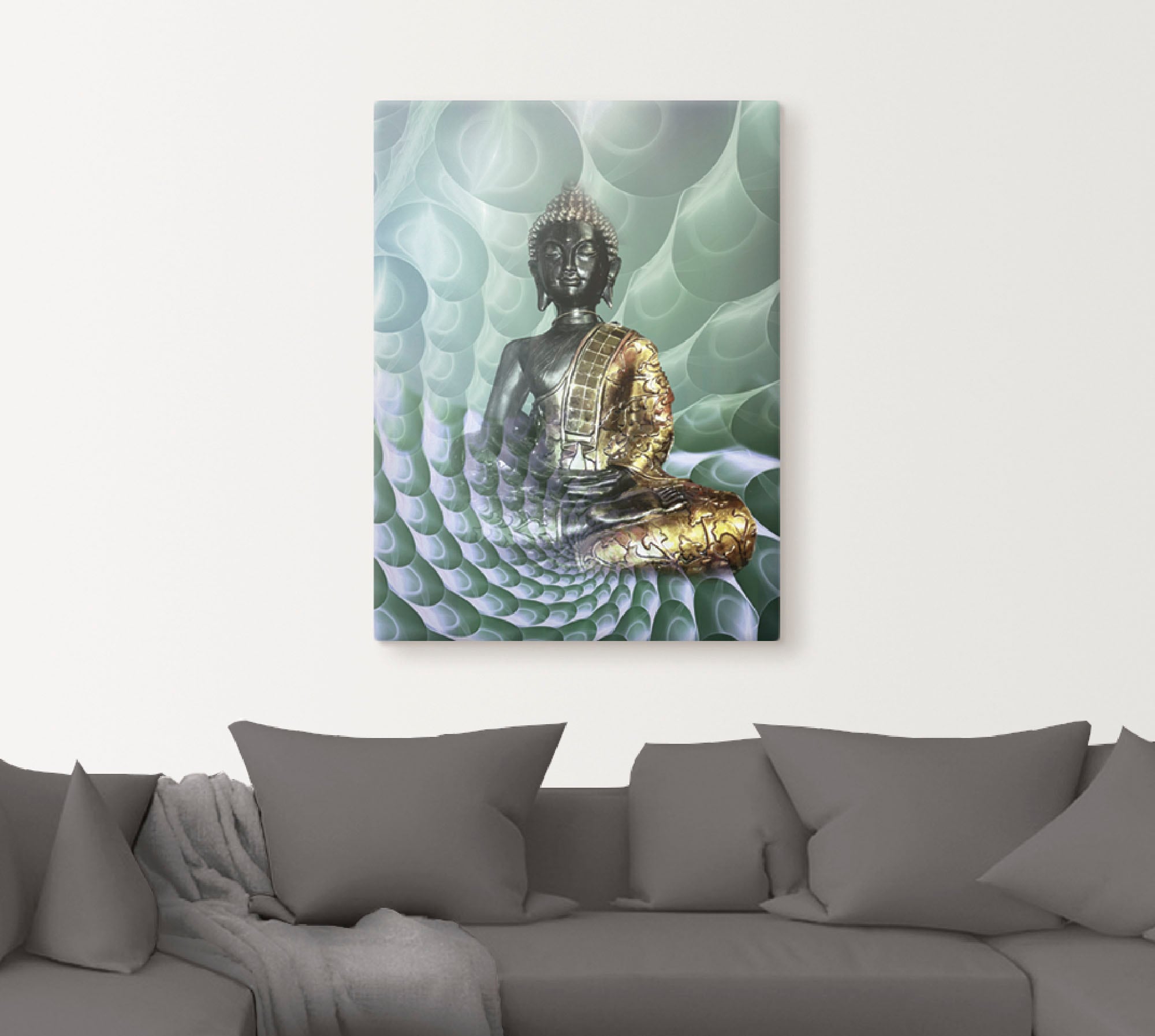 Artland Wandbild »Buddhas Traumwelt CB«, Religion, (1 St.), als Alubild, Outdoorbild, Leinwandbild, Poster, Wandaufkleber