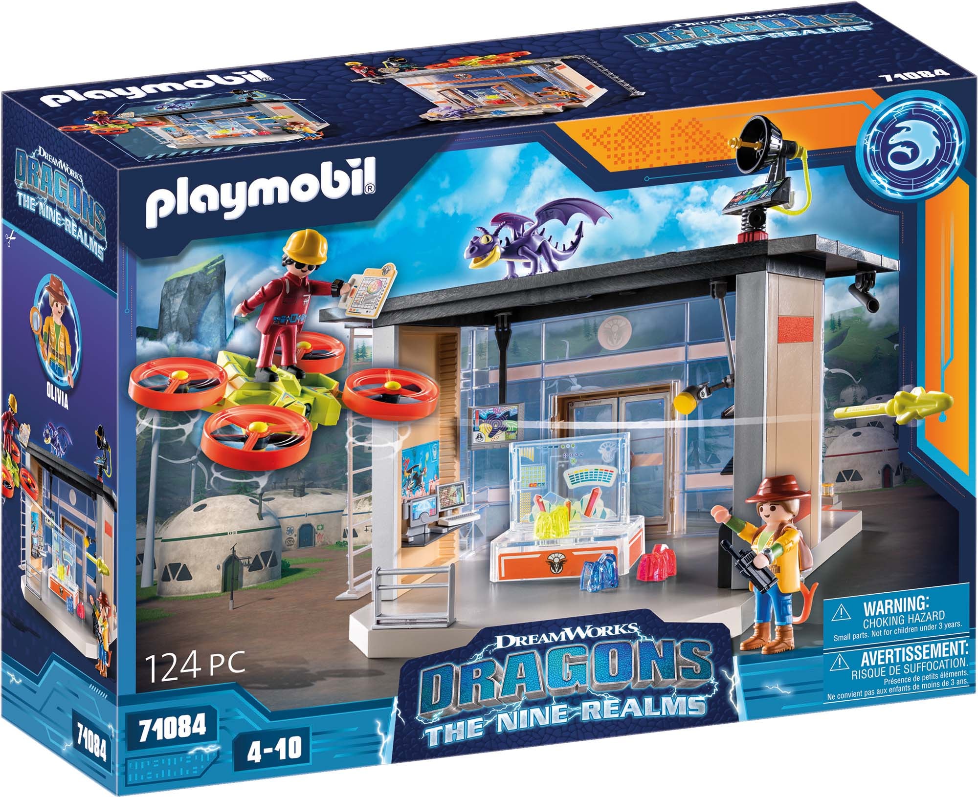 Image of Playmobil® Konstruktions-Spielset »Dragons: The Nine Realms - Icaris Lab (71084)«, (124 St.), Made in Germany bei Ackermann Versand Schweiz