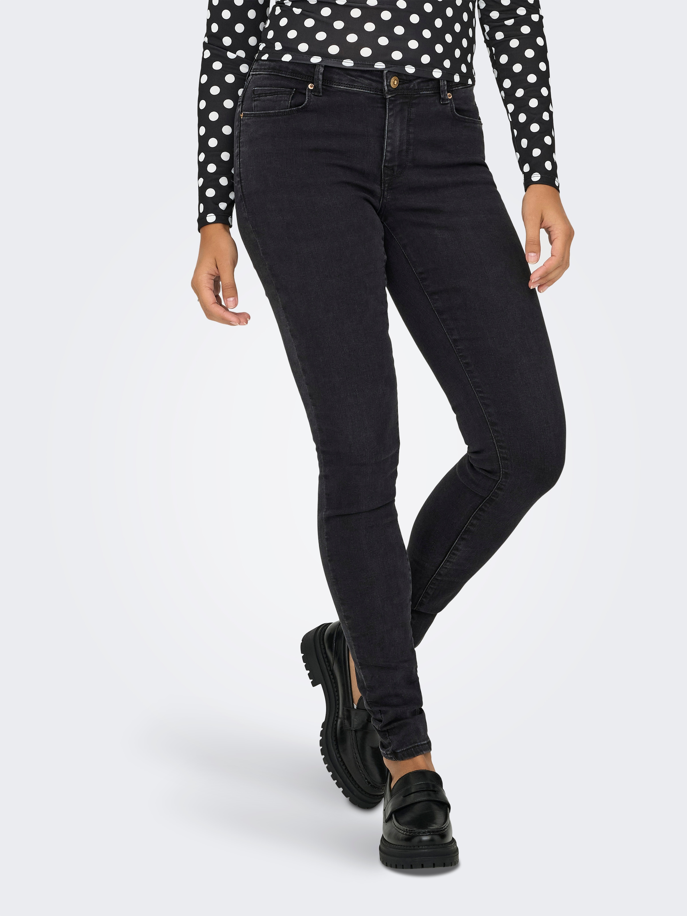 Image of ONLY Skinny-fit-Jeans "ONLSHAPE REG WAIST SKINNY BOX DNM"