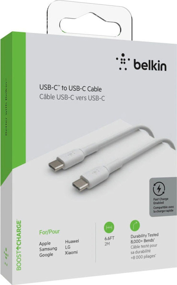 Image of Belkin USB-Kabel "USB-C/USB-C Kabel PVC, 2m" USB-C USB-C 200 cm