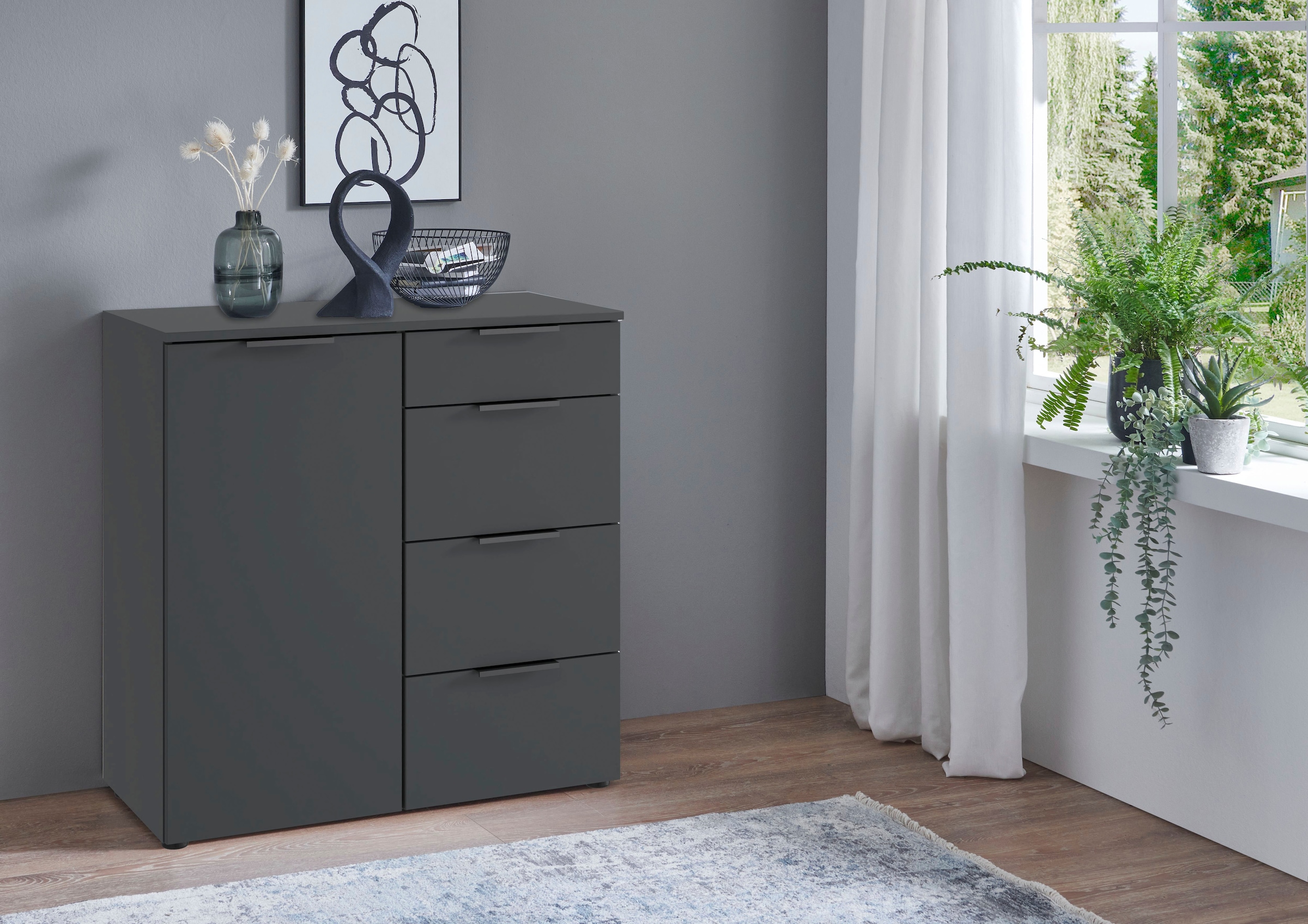 Wimex Commode combinée »Oxford by fresh to go, mit Schubladen, in 2 Grössen« 81 oder 135cm breit, 92cm hoch, 41cm tief,  Mit Soft-close Beschlägen, Kommode Made in Germany