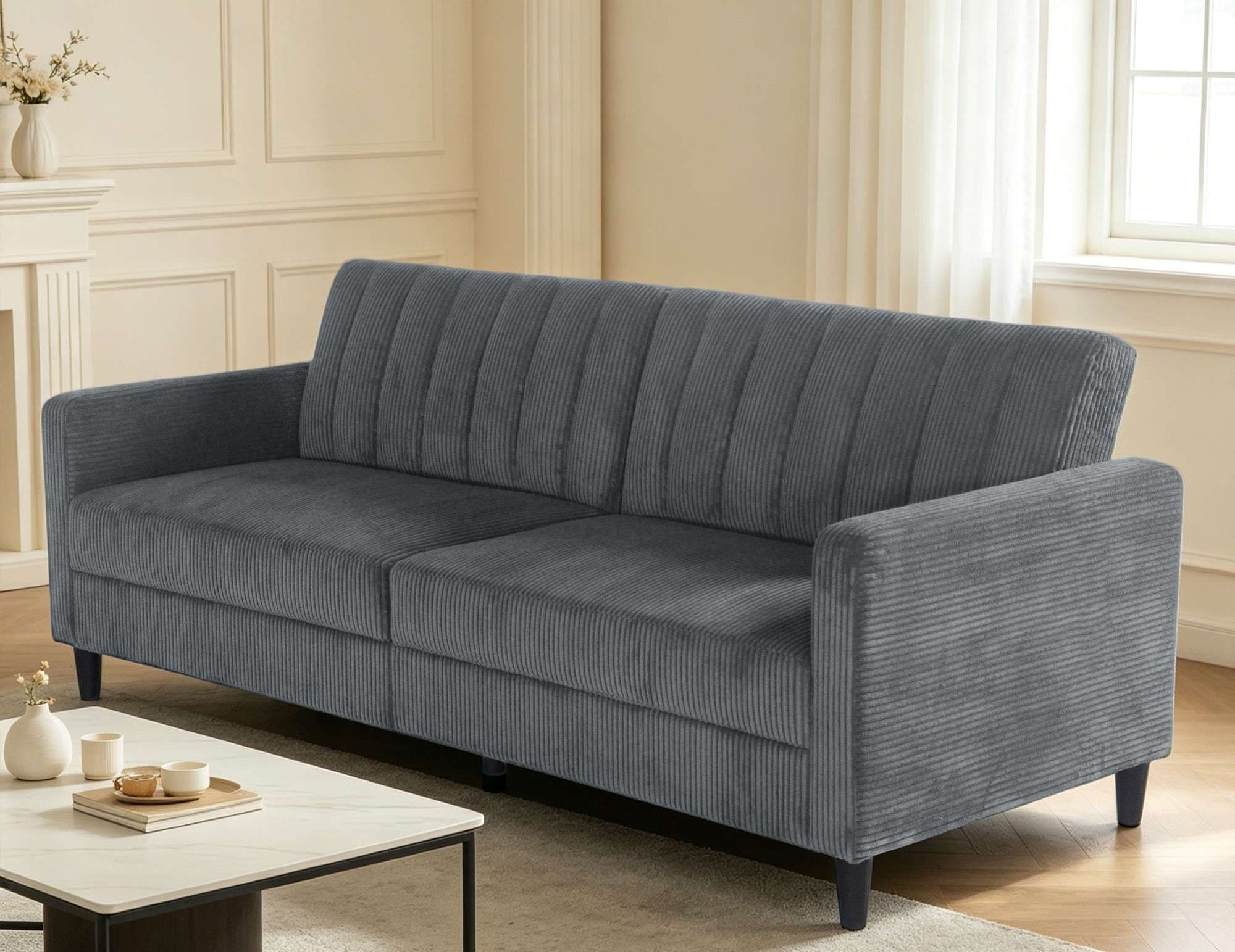 Dorel Home 3-places »Celine« dossier en 2 parties, réglable en 3 positions, hauteur d'assise 43 cm