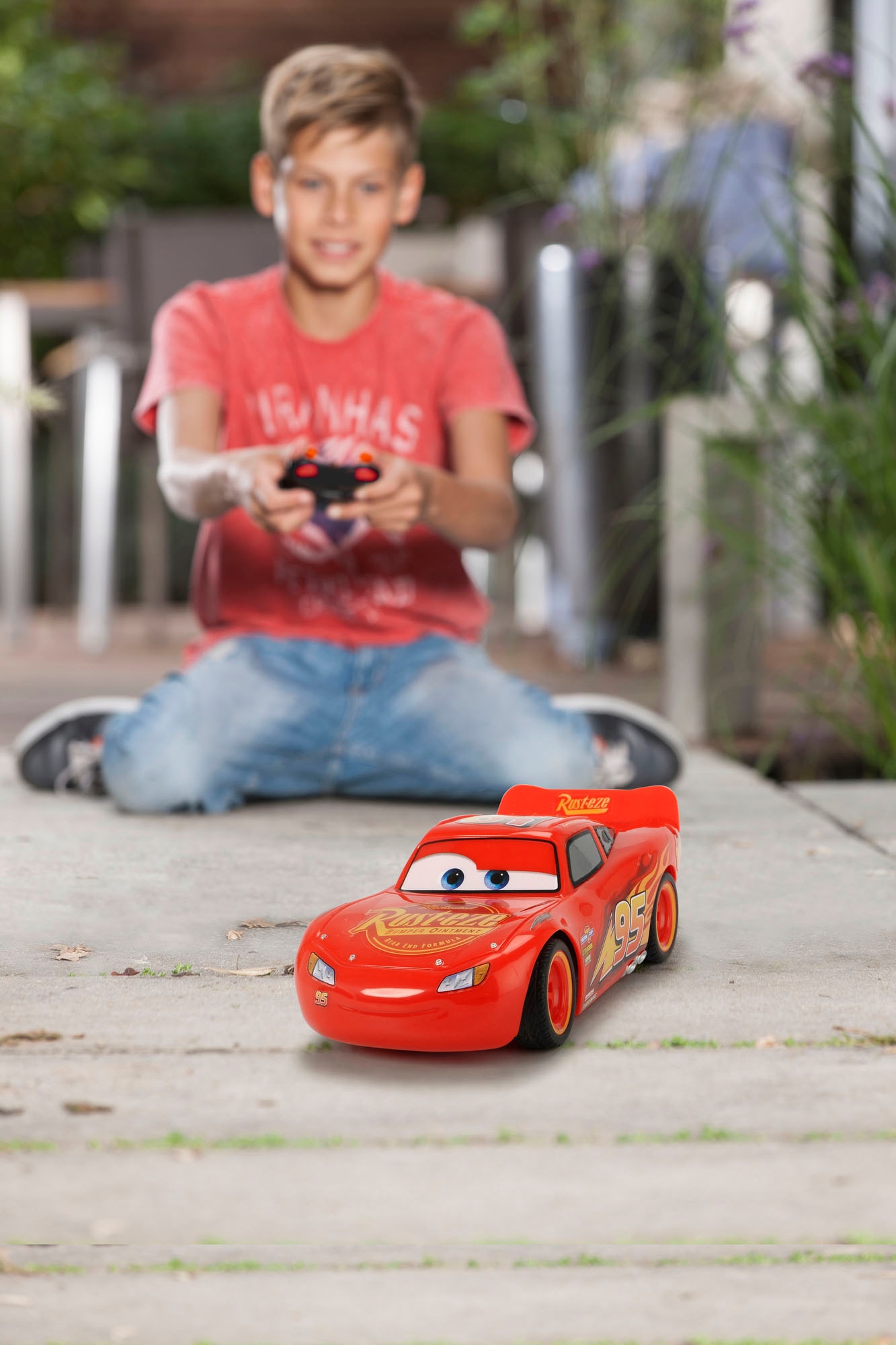 Dickie Toys Voiture RC »RC Cars 3 Lightning McQueen Turbo Racer, 2,4GHz«