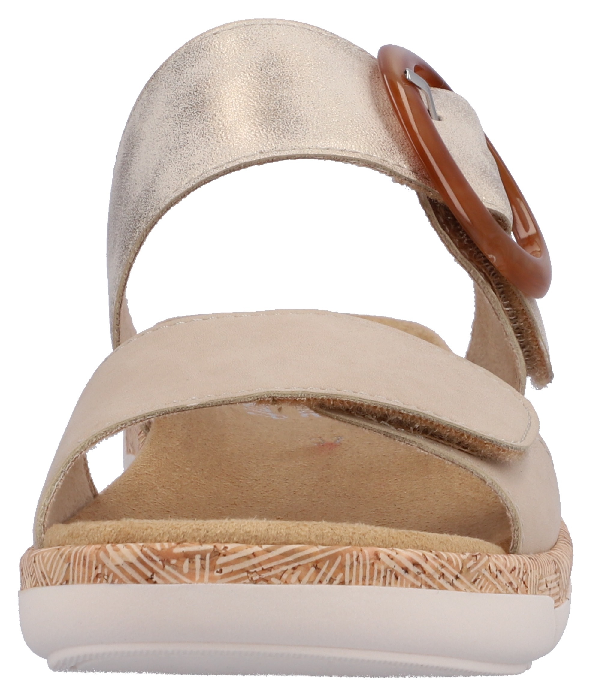 Remonte Pantolette  Keilabsatz, Sommerschuh, Schlupfschuh mit Wechselfussbett