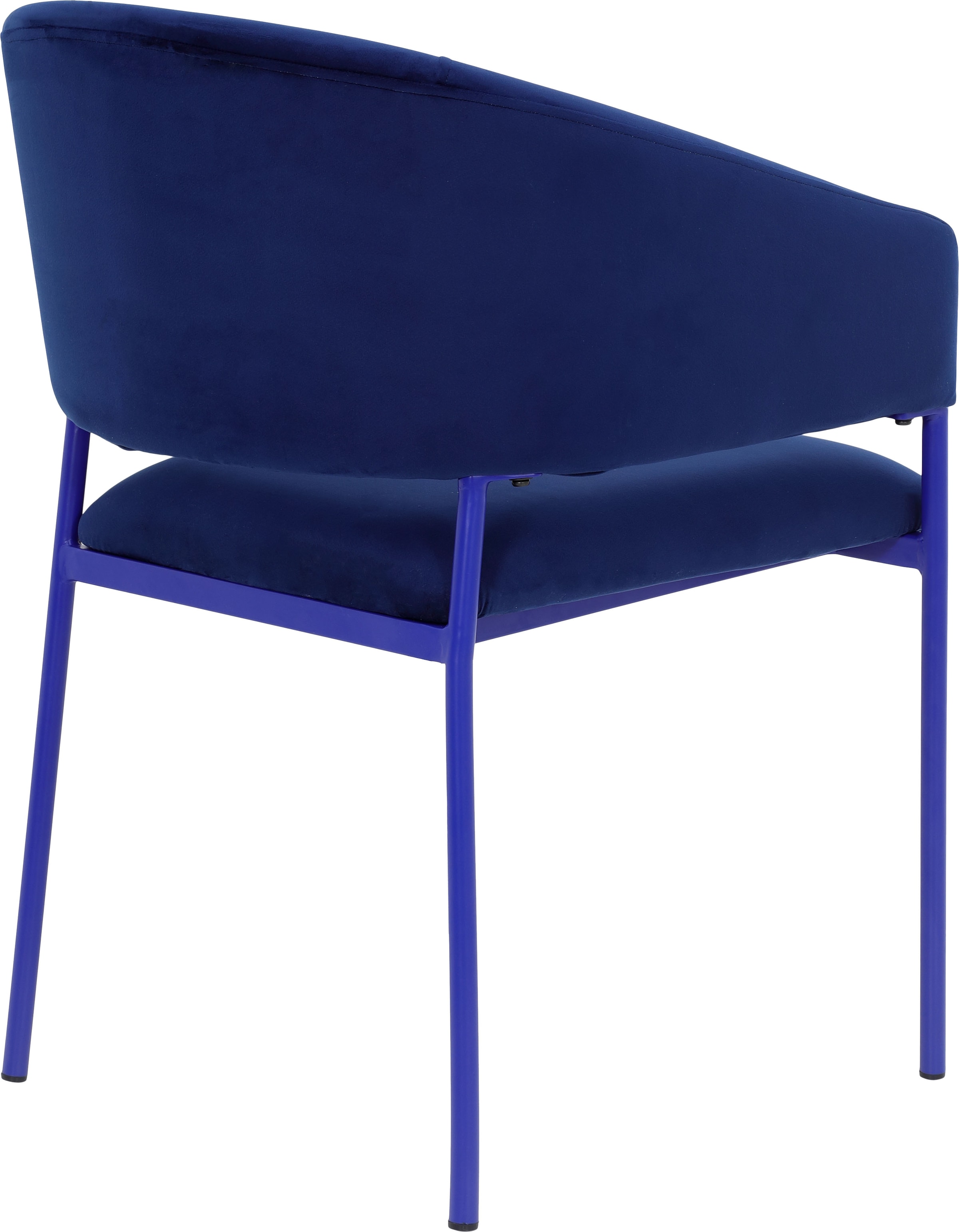 TOM TAILOR HOME Armlehnstuhl »EMBRACE ARMCHAIR«, (Set), 2 St., Samt, Esszimmerstuhl, mit Armlehnen, 4-Fussgestell, Rückenausschnitt