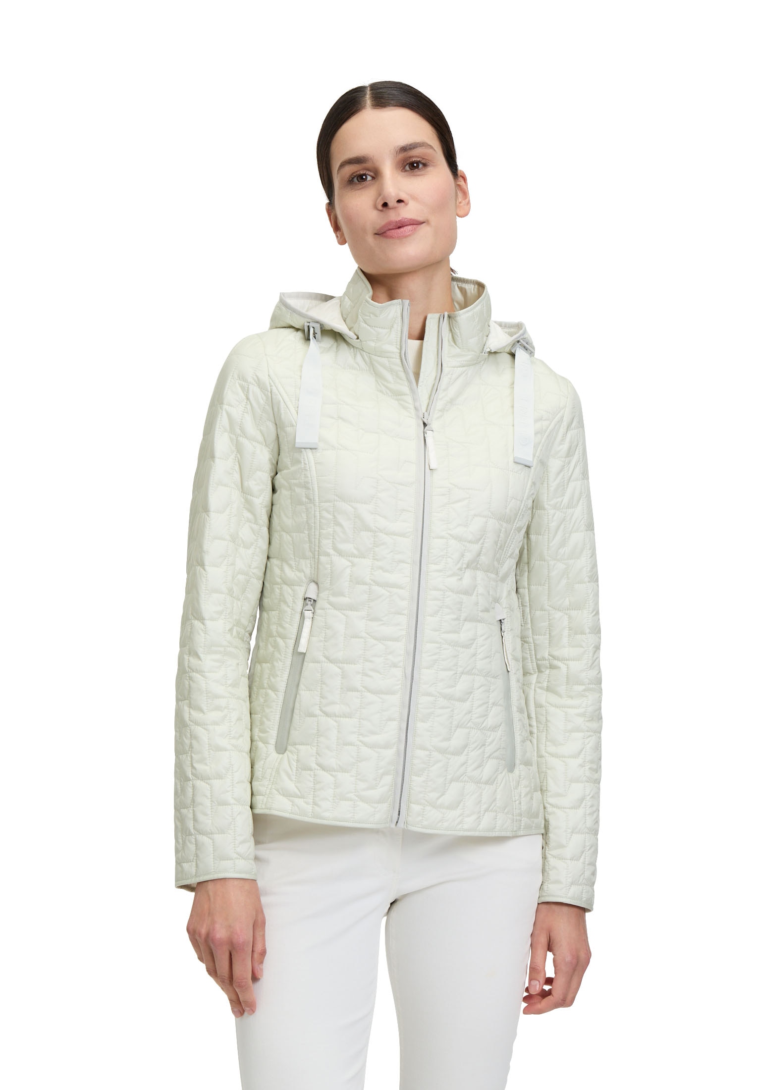 Image of Gil Bret Steppjacke mit Kapuze mit Kapuze und Reissverrschluss