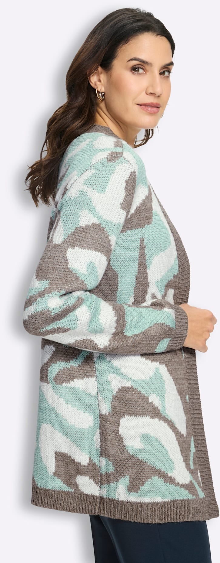 Inspirationen Jacquardstrickjacke