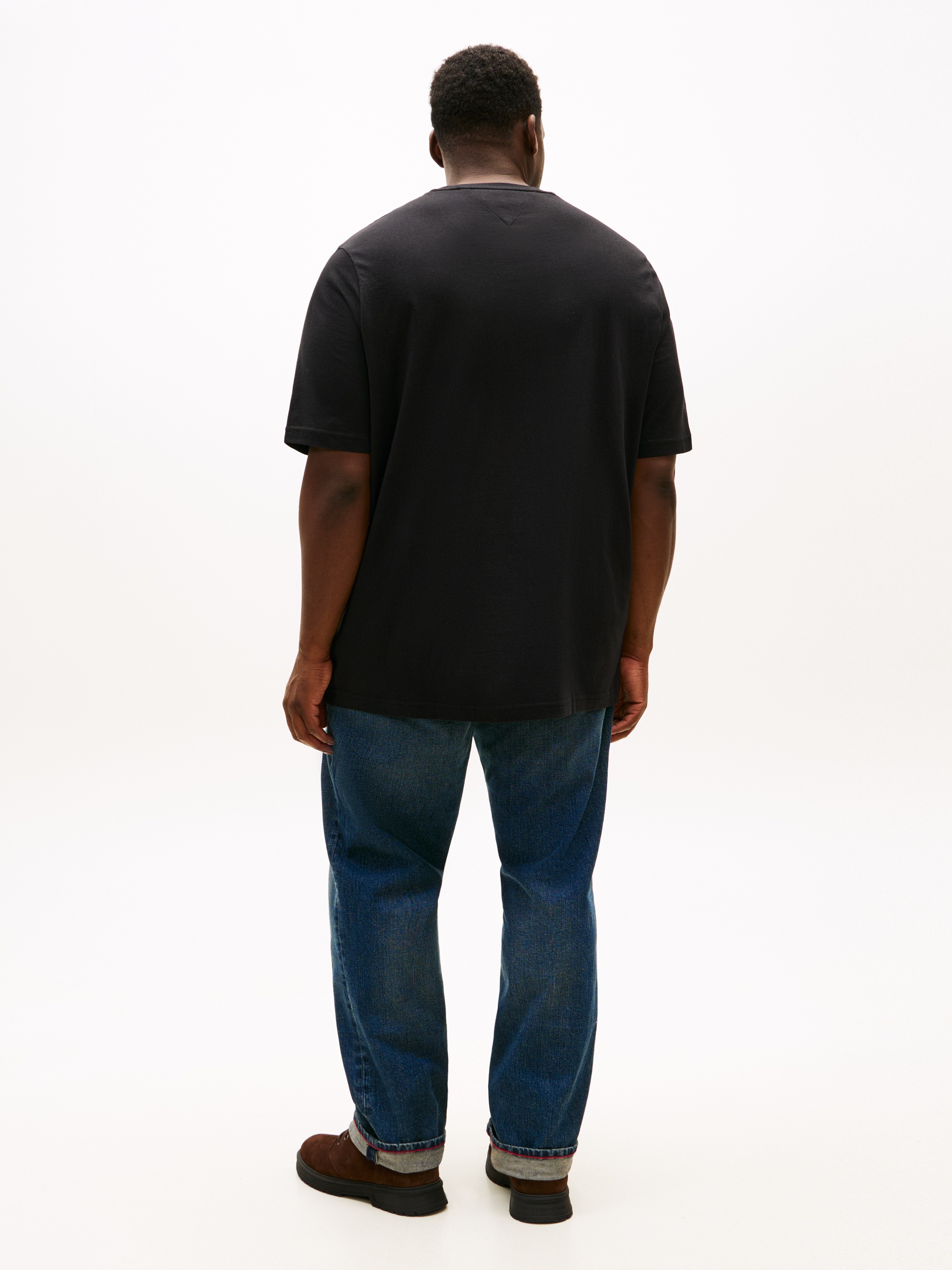 Tommy Hilfiger Big & Tall T-shirt »BT-BRAND LOVE SMALL CENTER« Grosse Grössen, Rundhals, kleiner Logoprint