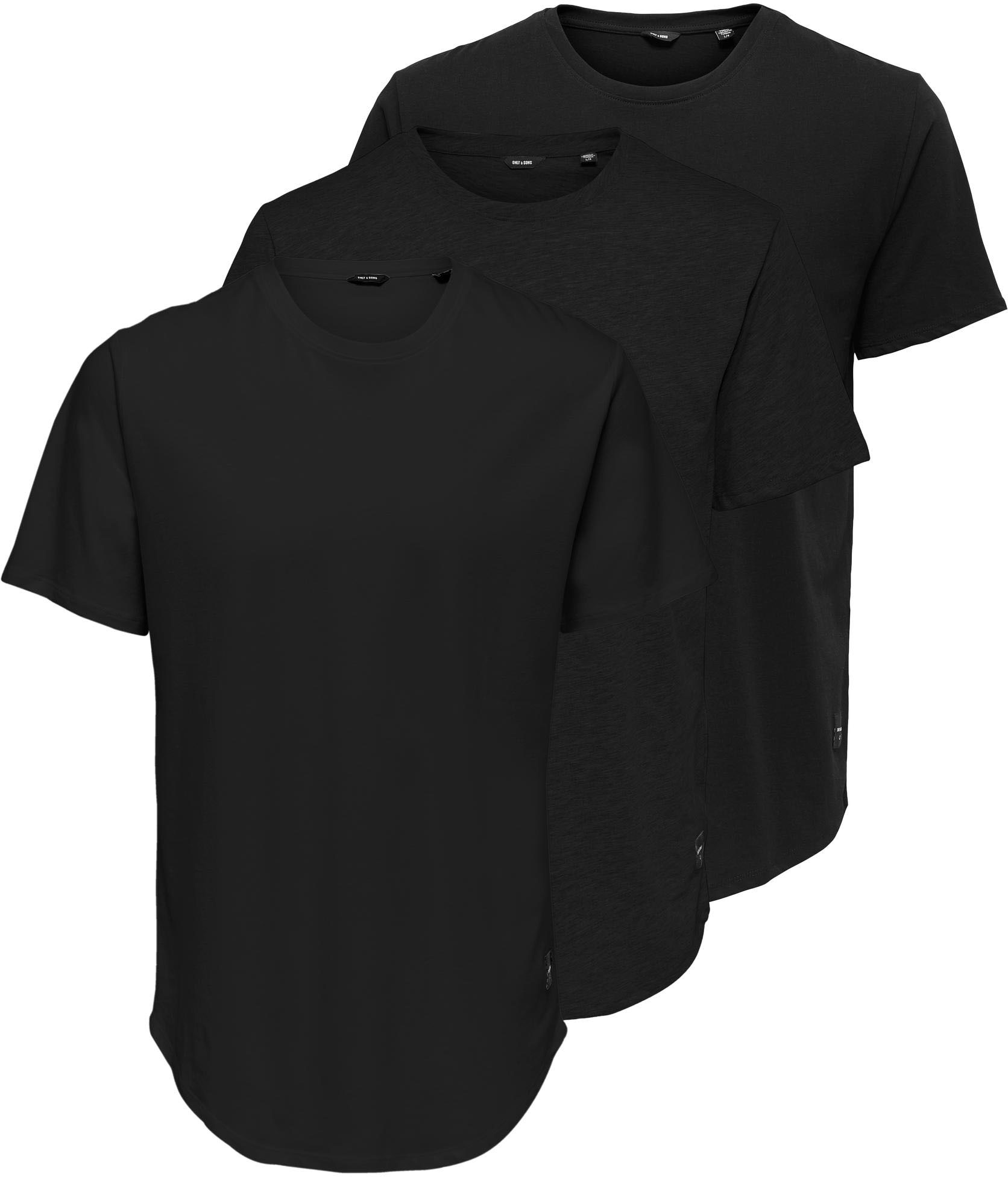 T-Shirt »ONSMATT LONGY SS TEE 3-PACK«, (Packung, 3 tlg., 3er-Pack)