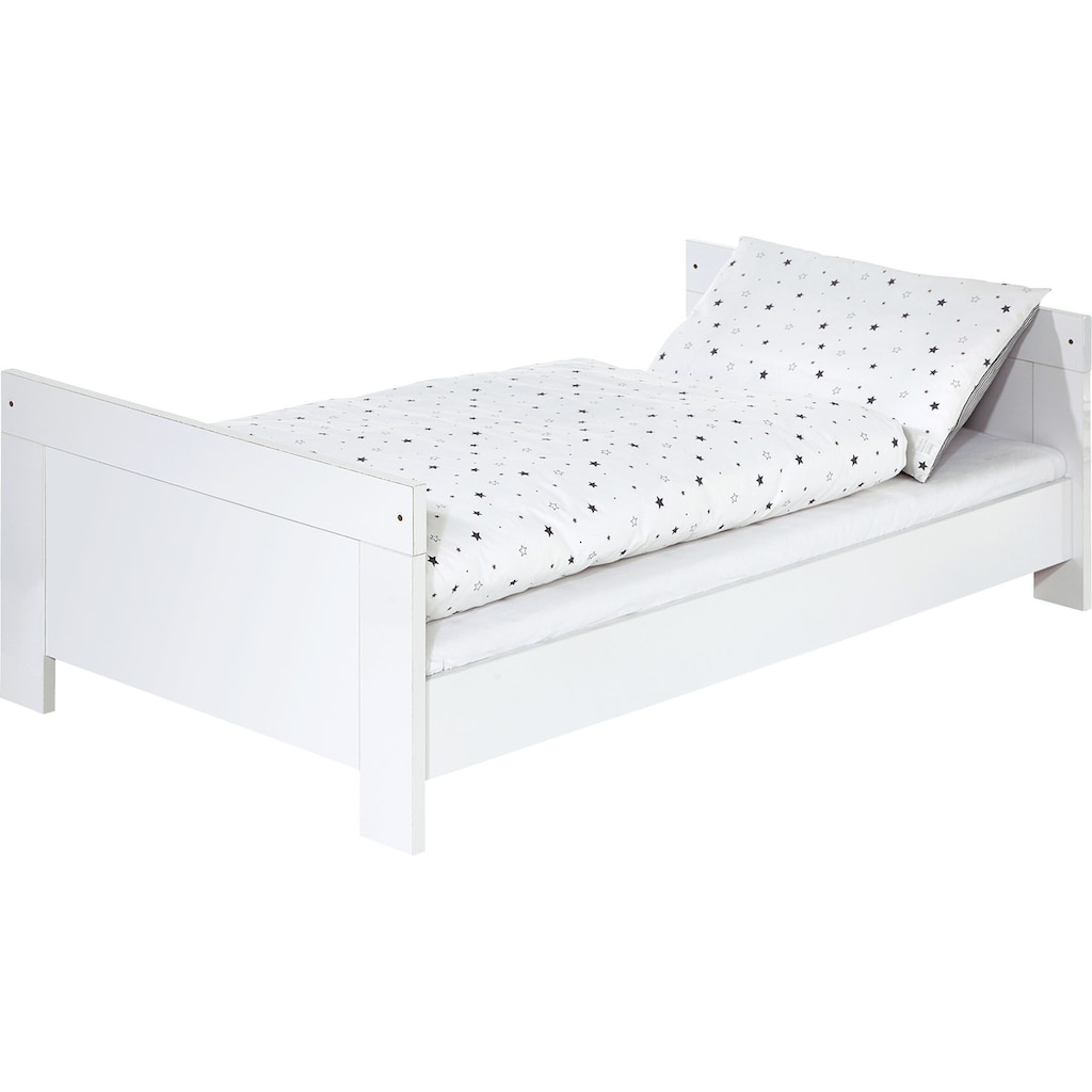 Schardt Babyzimmer-Komplettset »Nordic White«, (Set, 3 St., Kinderbett, Schrank, Wickelkommode)