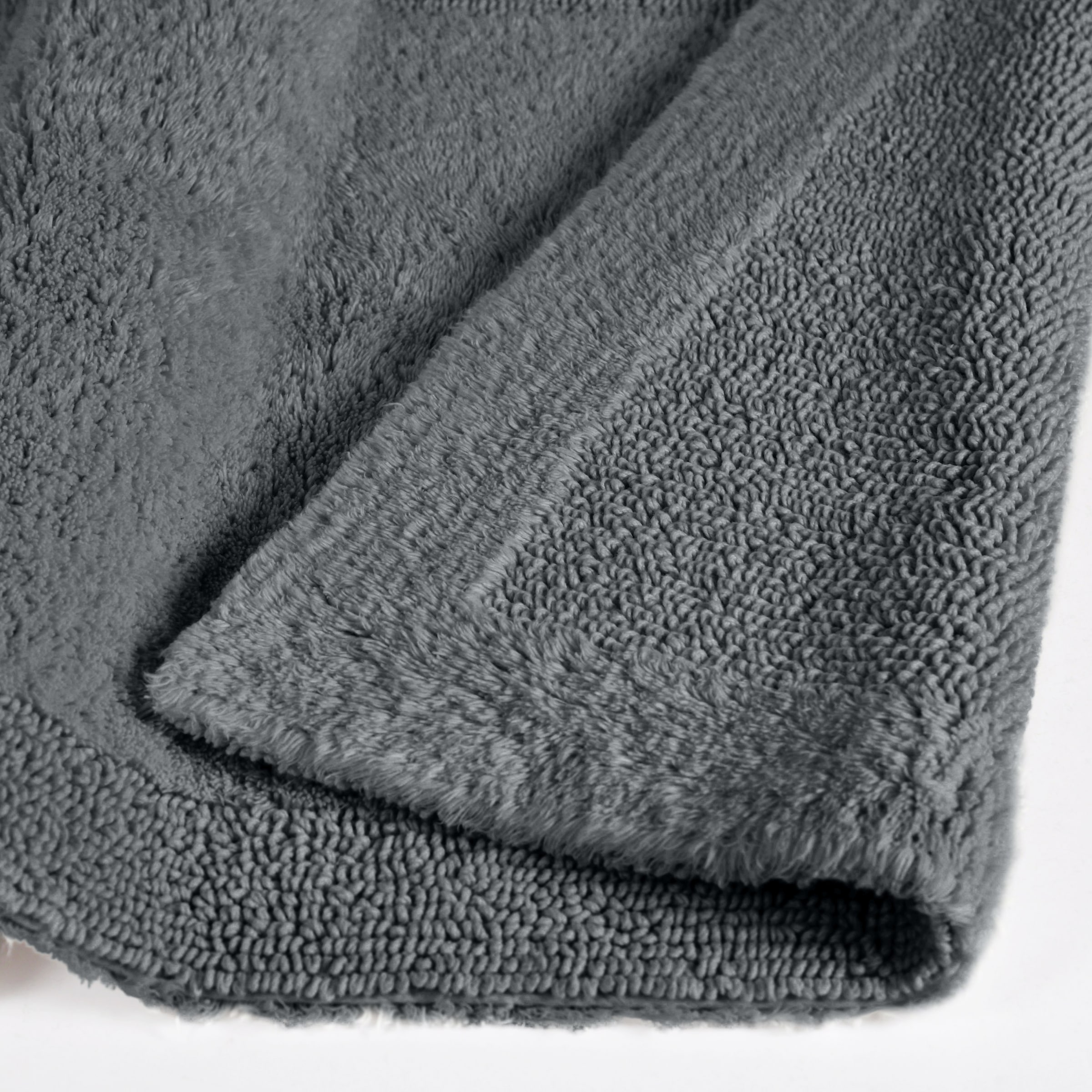 my home Badematte »Kapra, Badvorleger, Badezimmer Teppich«, beidseitig nutzbar-fussbodenheizungsgeeignet-strapazierfähig, mit Bordüre, Badteppich, Badematte, Baumwolle