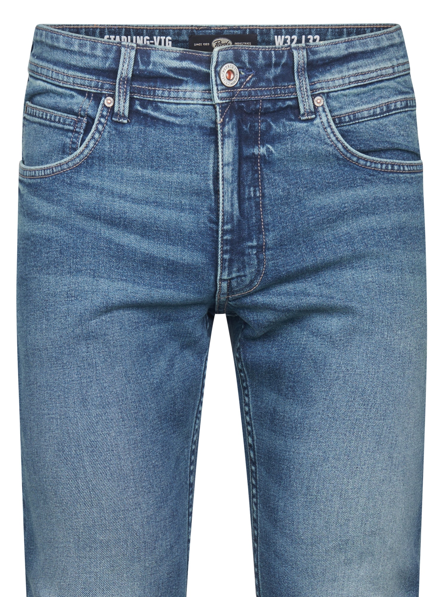 Petrol Industries Straight-Jeans mit optisch 2teiliger Gesässtasche