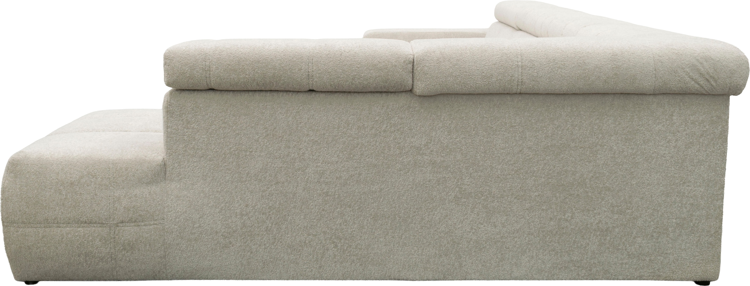 GOODproduct Wohnlandschaft »Ballerup 359 x 228 cm, auch mit verstellbarer Sitztiefe« Kopfteile verstellbar, Pet Friendly Bezug, U-Form