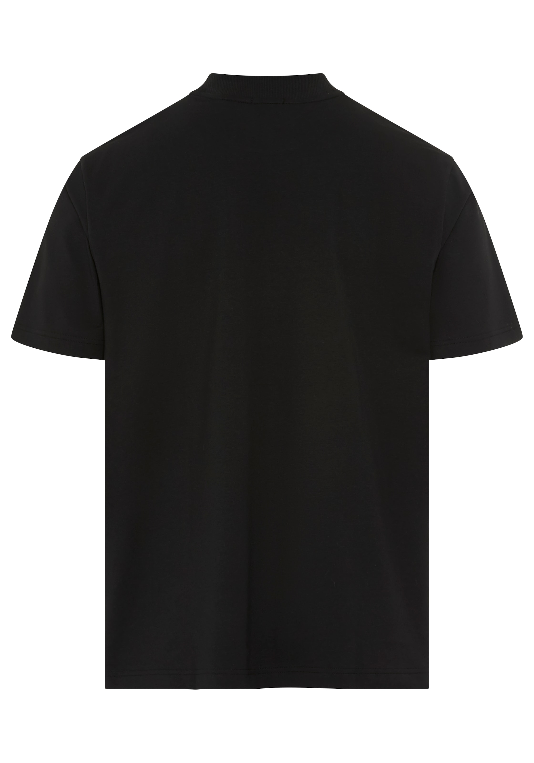 BOSS GREEN T-Shirt »Tee Collar Relaxed Fit« Stretch Jersey Baumwolle, Logo Centered, Rundhals