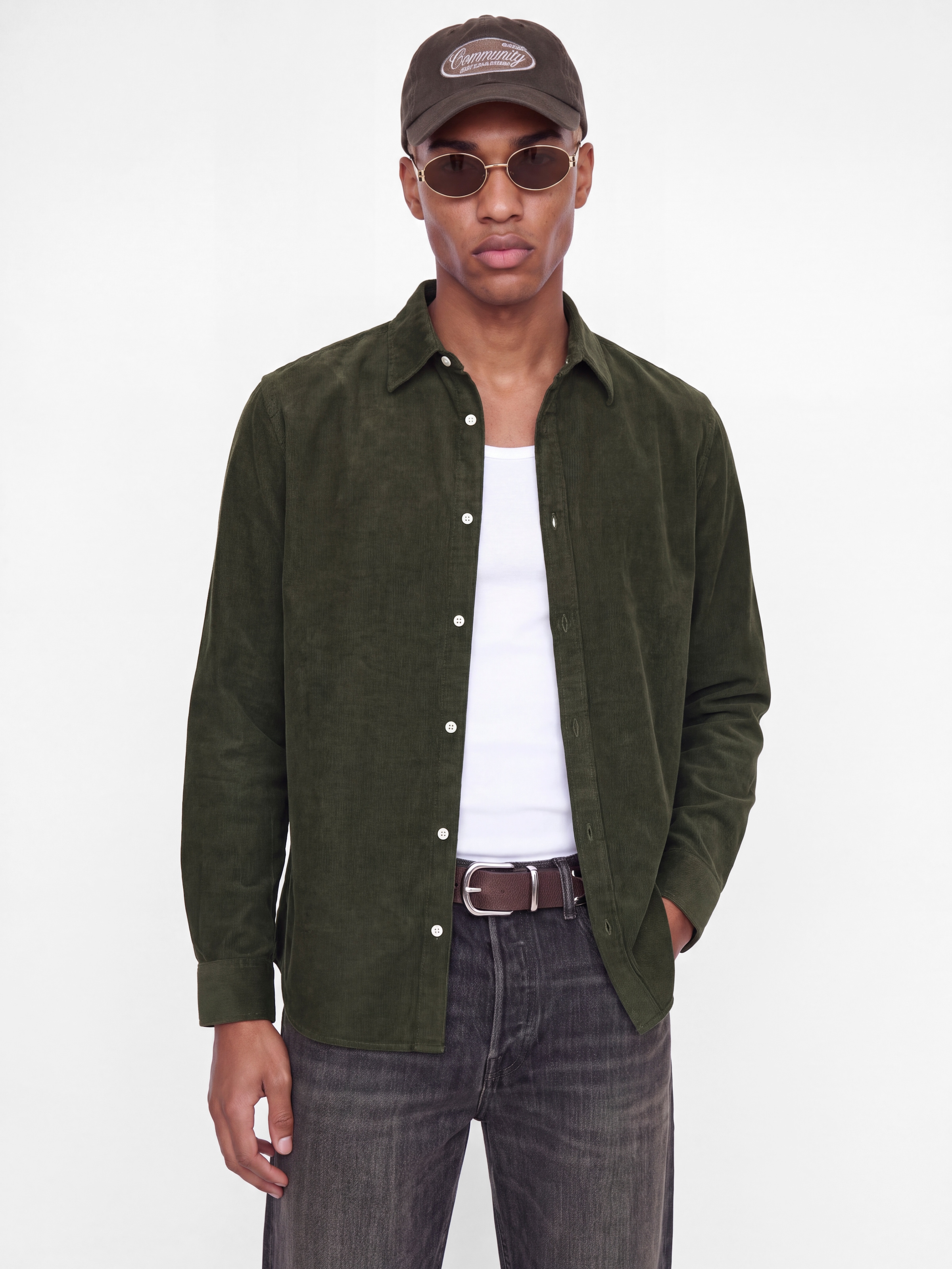 Jack & Jones Langarmhemd »JJEFIELD CORD SHIRT LS SN« Baumwolle, regular fit