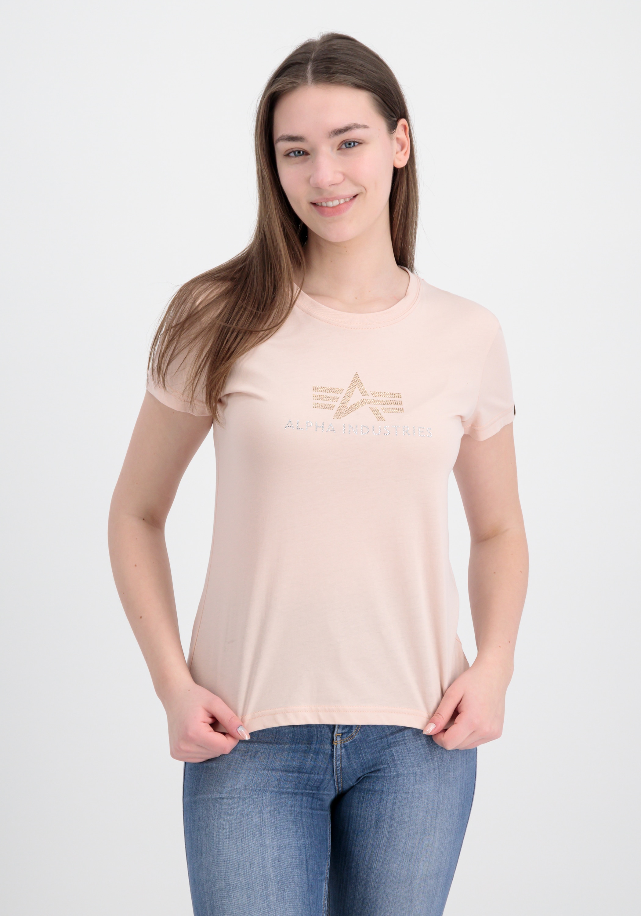 Alpha Industries T-Shirt »Alpha Industries Women - T-Shirts Crystal T Wmn«