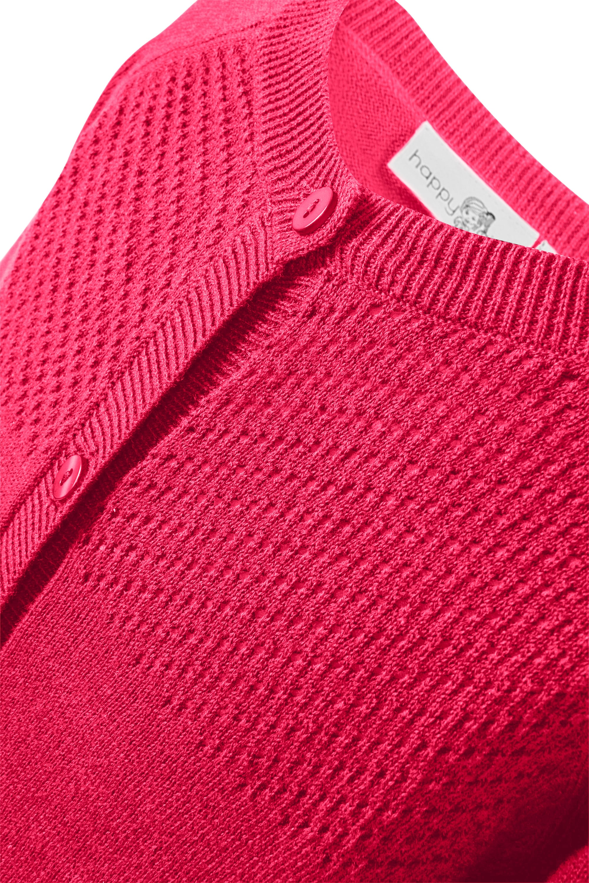 happy girls Strickjacke, mit hochwertigem Strickmuster im vorderen Brustbereich