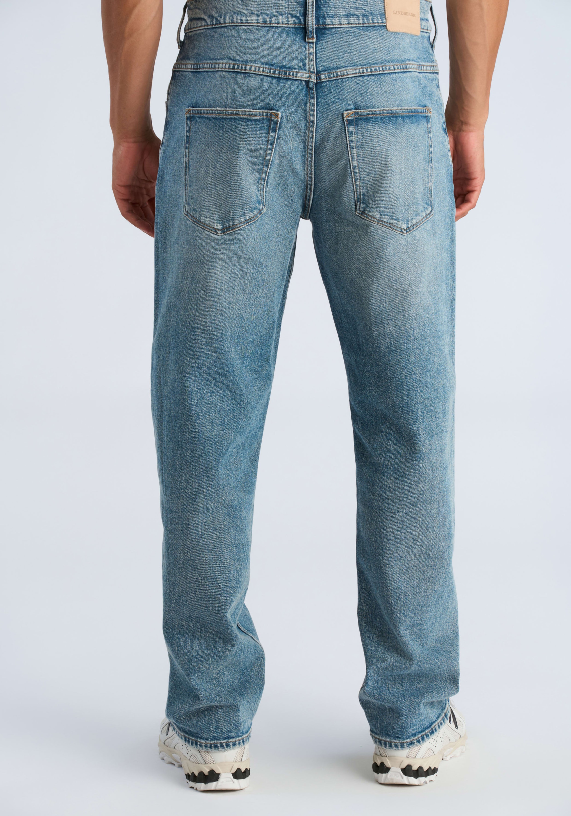 LINDBERGH 5-Pocket-Jeans Extra loose fit / Mit Stretch