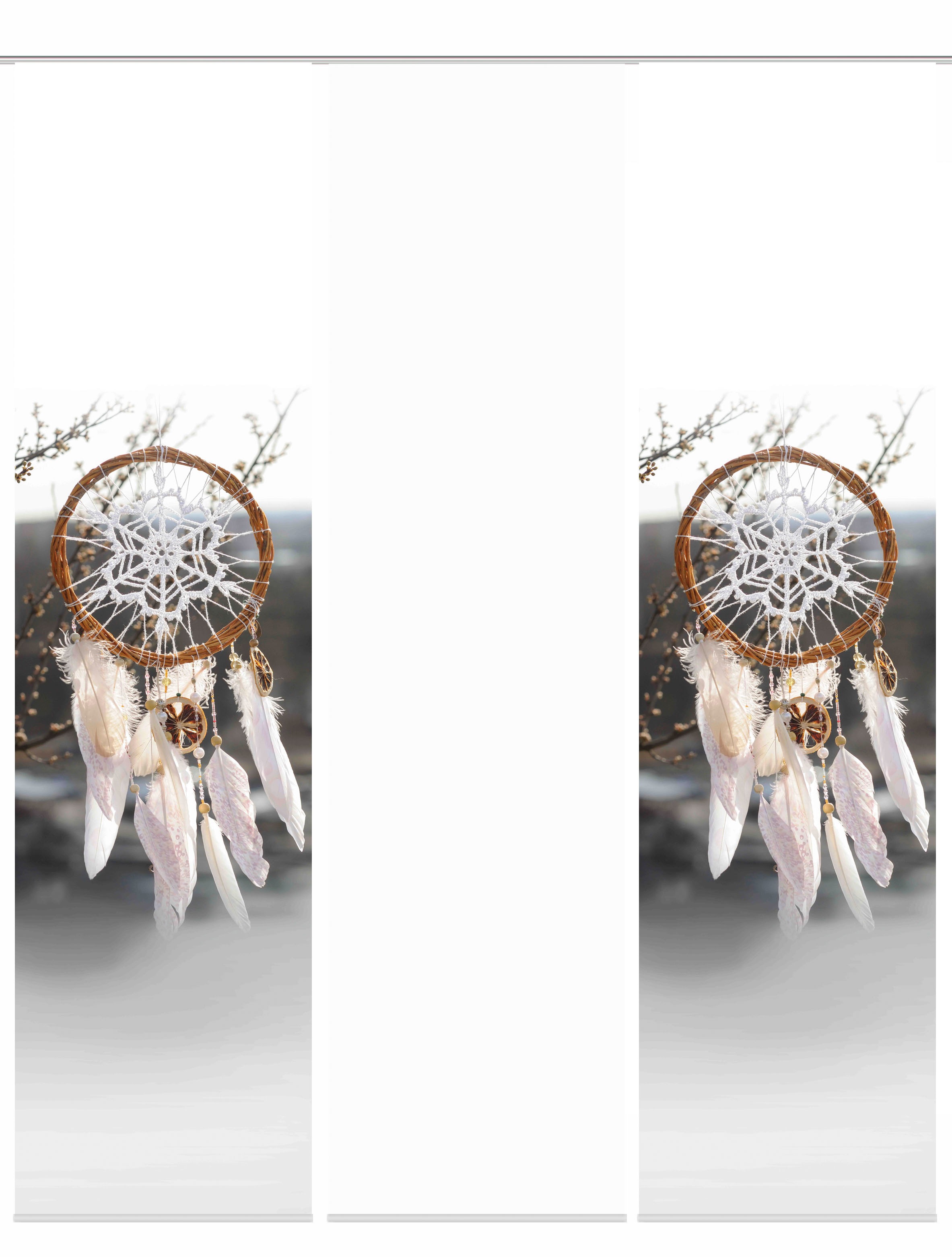 Image of HOME WOHNIDEEN Schiebegardine »DRÖMA«, (3 St.), Schiebevorhang Digidruck 3er Set DRÖMA bei Ackermann Versand Schweiz