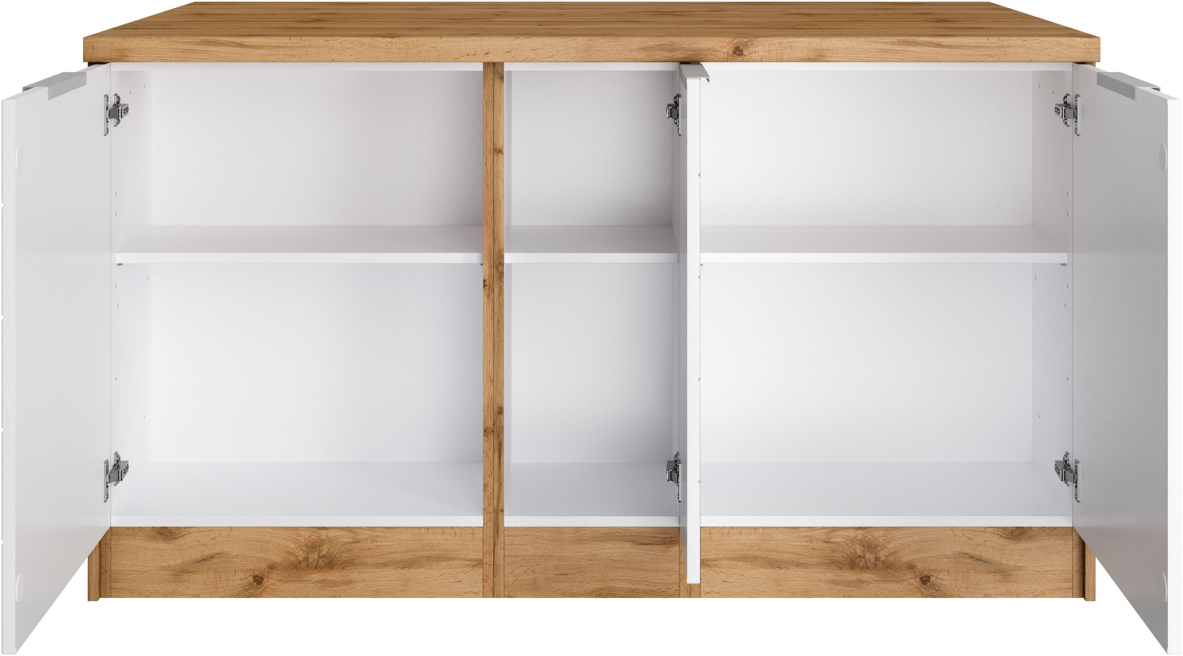 KOCHSTATION Kücheninsel »KS-Luhe, Breite 153 cm, mit Flaschenregal« MDF-Fronten, Arbeitsplatte 38mm stark