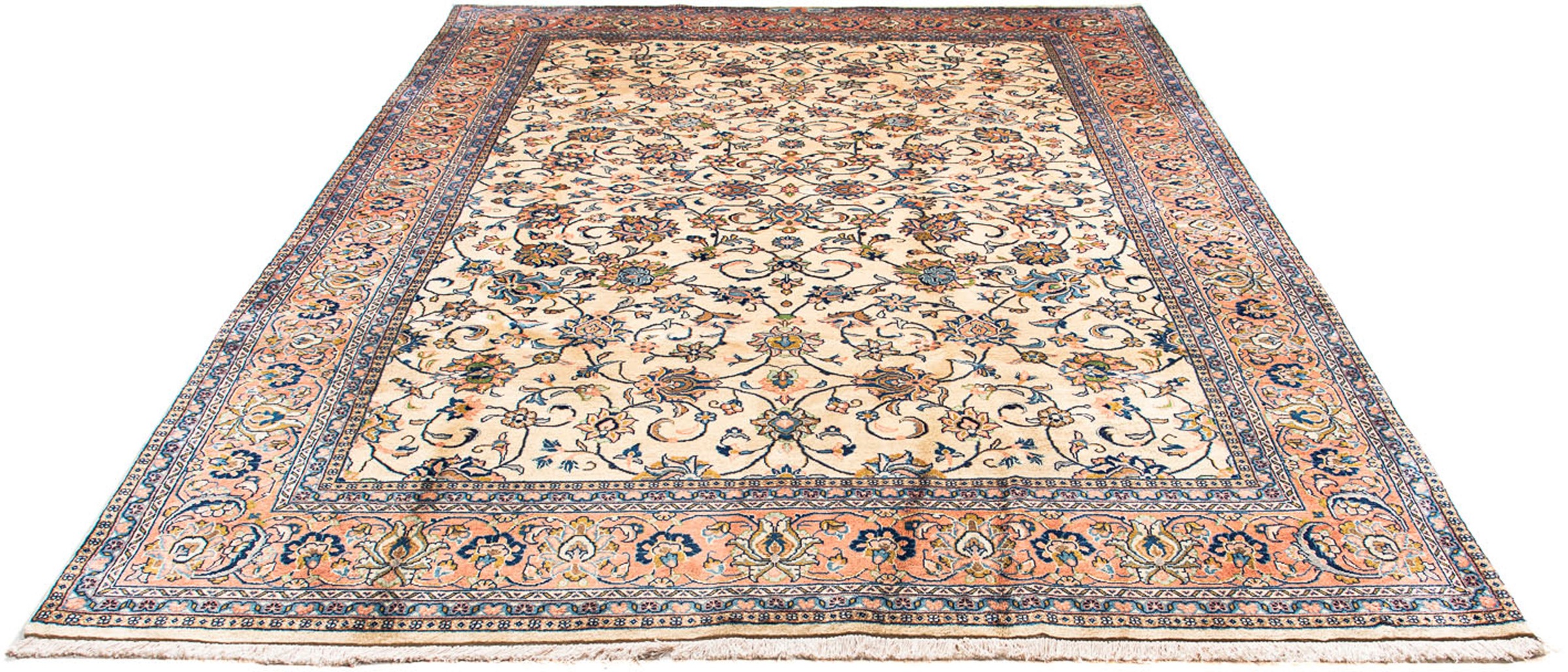 Image of morgenland Orientteppich »Perser - Classic - 281 x 207 cm - beige«, rechteckig, 10 mm Höhe, Wohnzimmer, Handgeknüpft, Einzelstück mit Zertifikat bei Ackermann Versand Schweiz