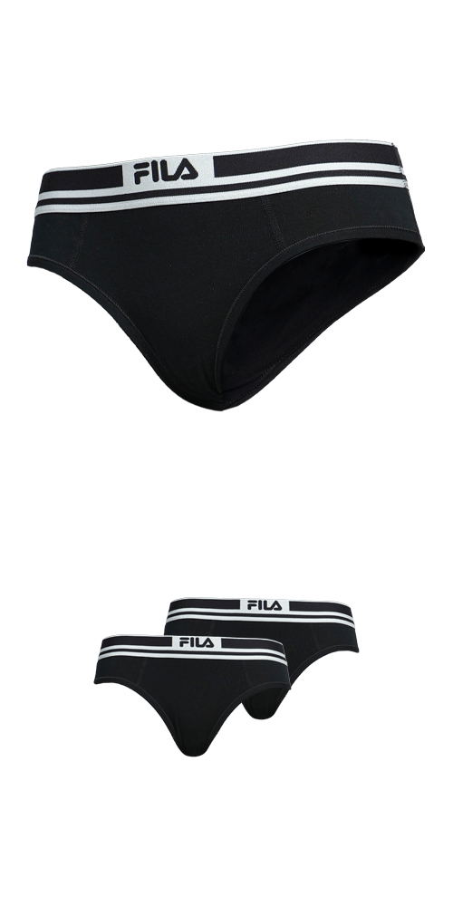 Fila Slip »WOMAN BRIEF« 2er Pack, mit elastischem Bund