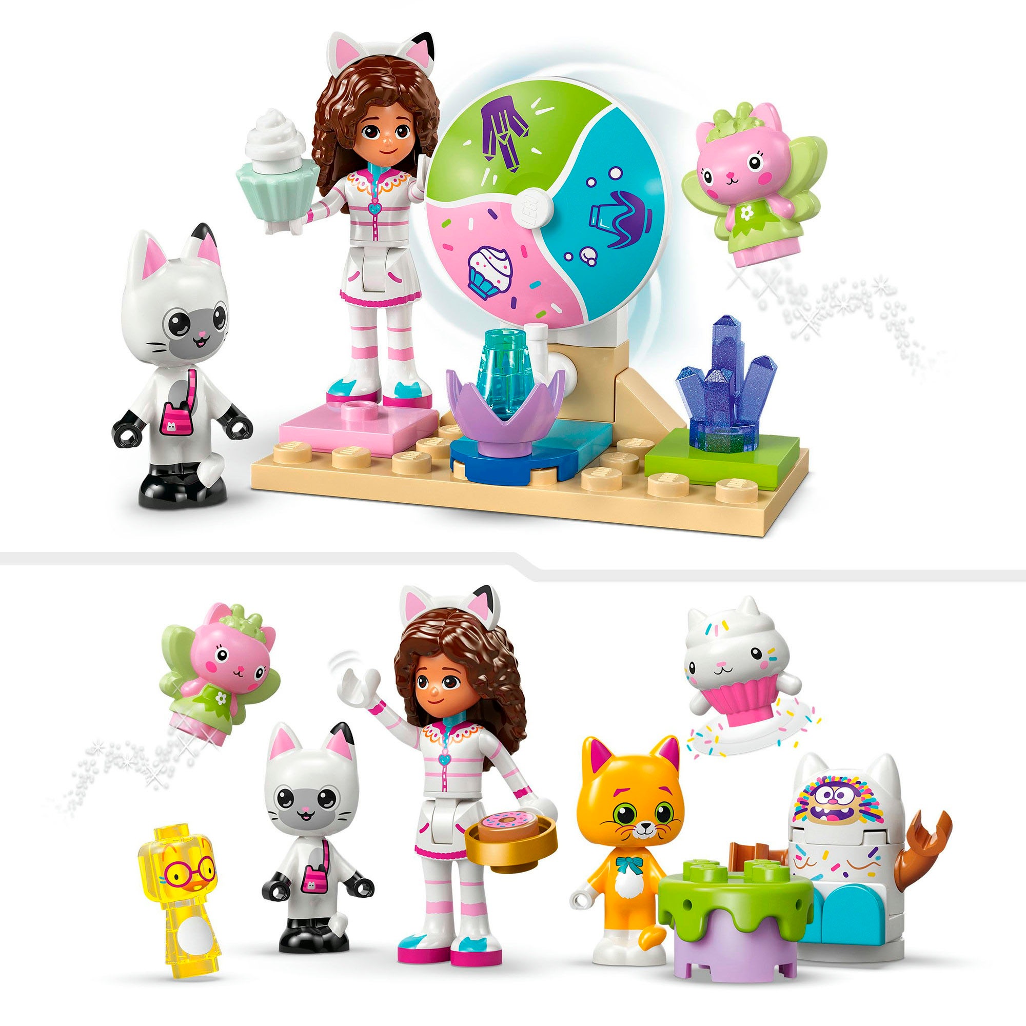 LEGO® Konstruktionsspielsteine »Zuckerguss-Gebirge und Kätzchen-Garten (11205), LEGO Gabby's Dollhouse« Made in Europe