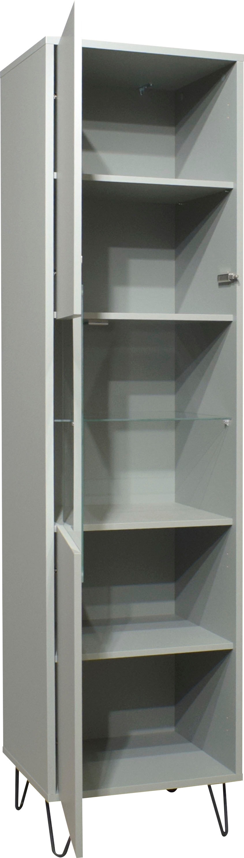 Mäusbacher Standvitrine »Bonnie TOPSELLER!«, (OTTOs Choice), Vitrine mit wechselbarem Türanschlag