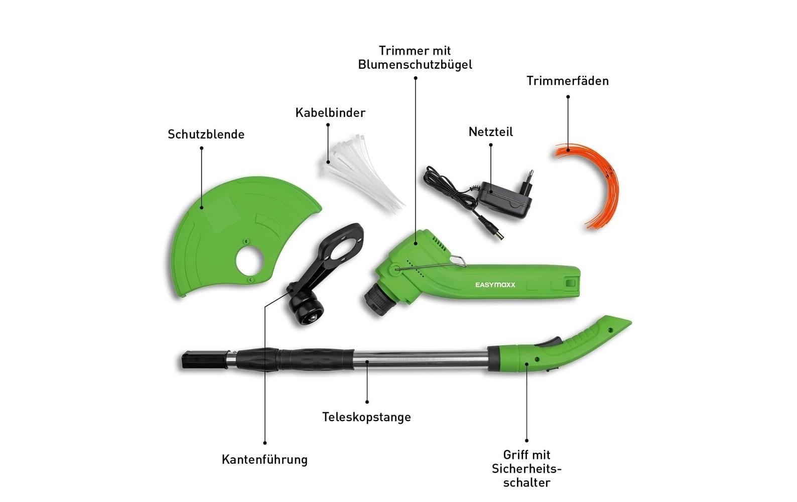 EASYmaxx Akku-Rasentrimmer