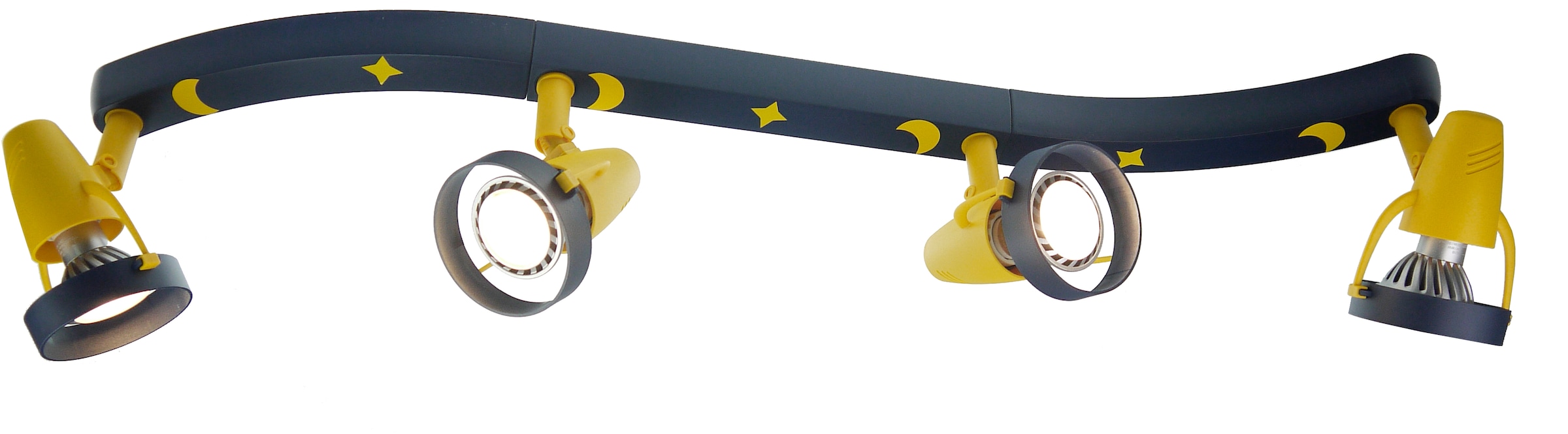 niermann Deckenleuchte »Mond Sterne« GU10 1 Stk. Strahlerleiste Mond + Sterne