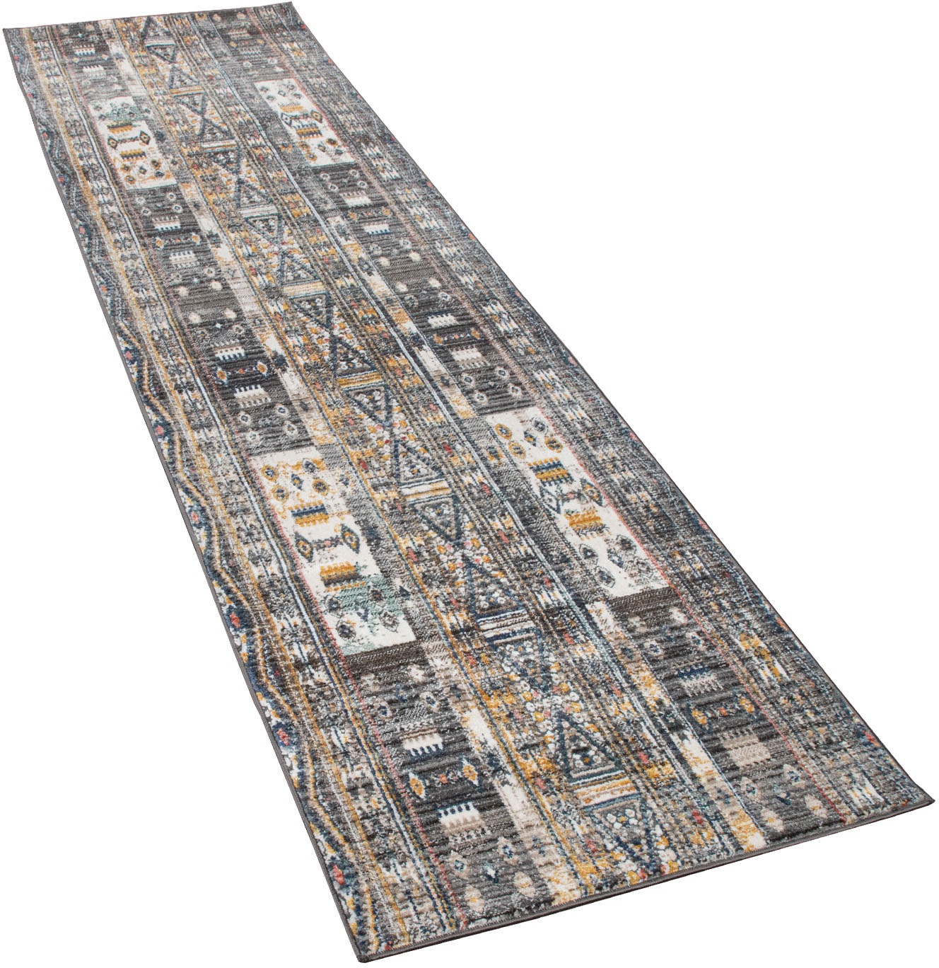 Image of Paco Home Läufer »Harnuba 758«, rechteckig, 9 mm Höhe, Teppich-Läufer, Kurzflor, modernes Ethno Design, verwaschene Optik, ideal im Flur & Schlafzimmer bei Ackermann Versand Schweiz