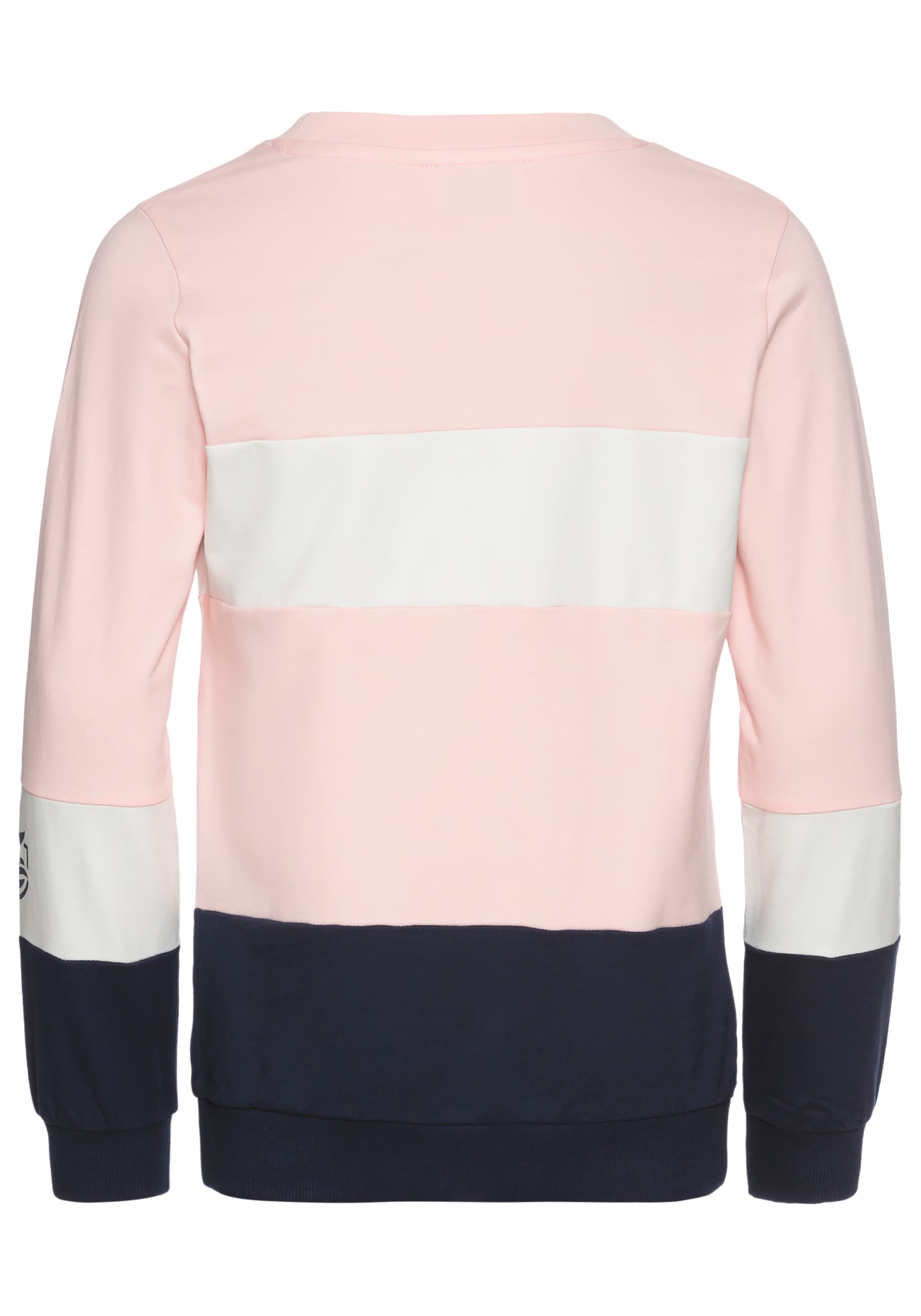 DELMAO Sweatshirt »Colorblocking Sweatshirt«, mit Logo-Stickerei für Mädchen