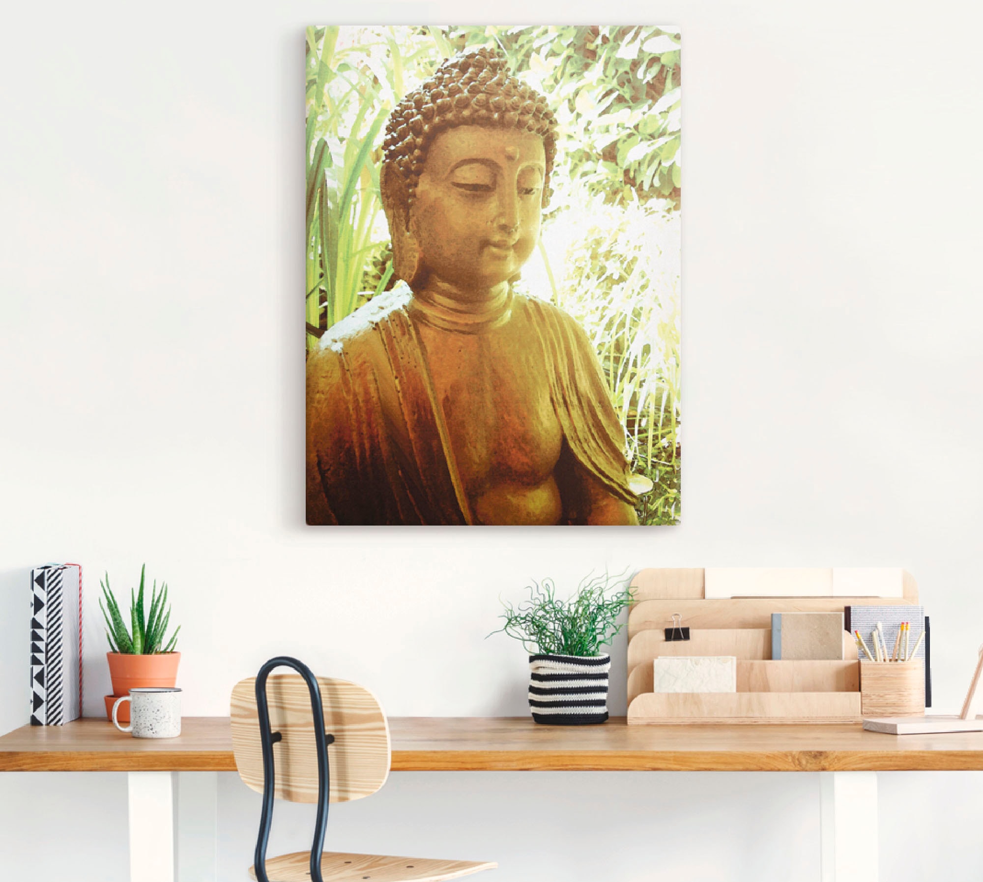 Artland Wandbild »Die Seele von Buddha«, Religion, (1 St.), als Leinwandbild, Poster, Wandaufkleber in verschied. Grössen