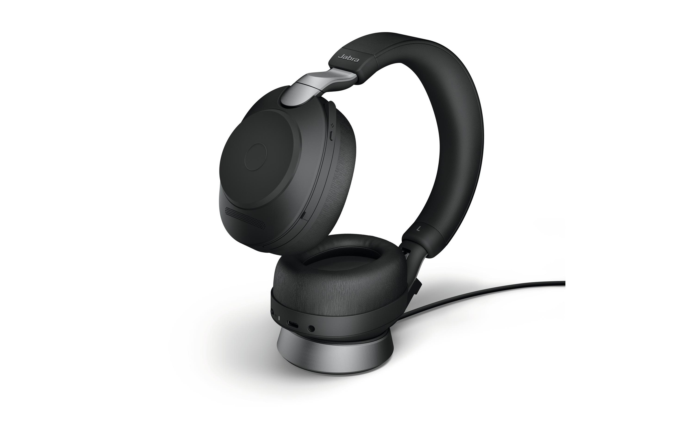 Image of Jabra Headset "Evolve2 85 DUO UC Schwarz, USB-C, Ladestation"