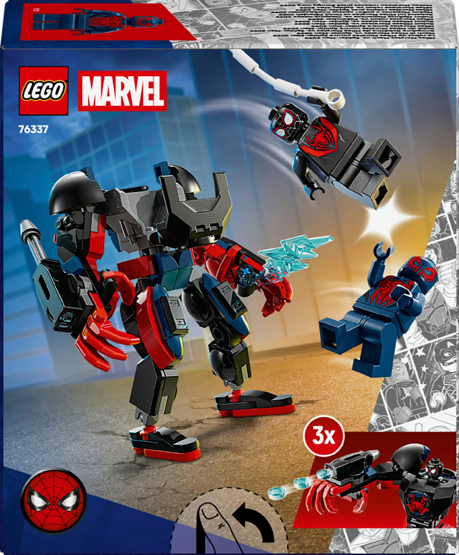 LEGO® Pions de construction »Miles Morales Mech vs. Spider-Man 2099 (76337), LEGO Super Heroes«