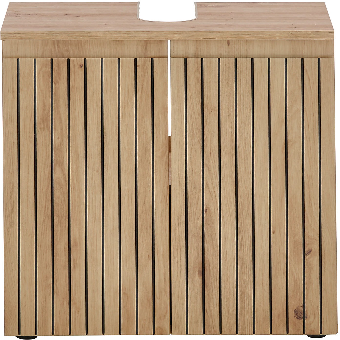 BASIC by Balculina Armoire sous lavabo »Austin« 1 cuis tlg. largeur 60 cm, sens d’ouverture de porte G/D réversible