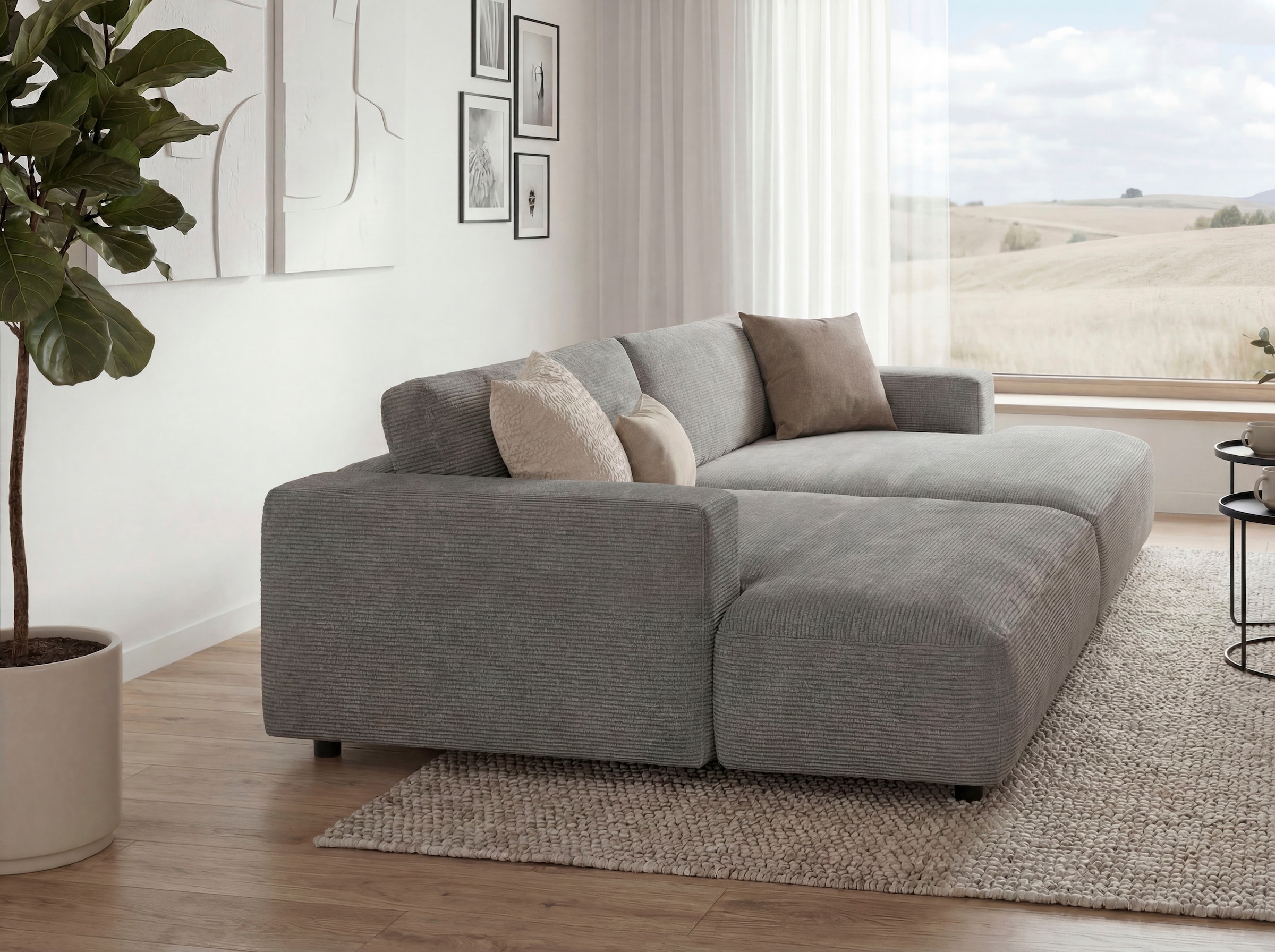 Musterring Canapé de salon »MR LUCIA, die ultimative Lounge-Oase, Breite 300cm, bequem, Mega Sofa« Surface méga, coussins de chambre haut de gamme & confort de luxe