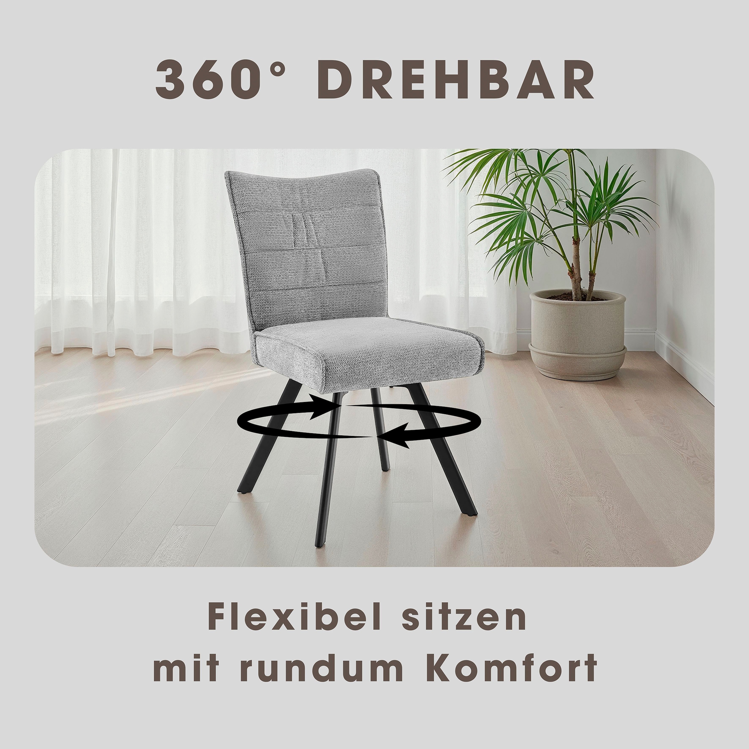 GOODproduct Esszimmerstuhl »Garry« (Set) 2 Stk.