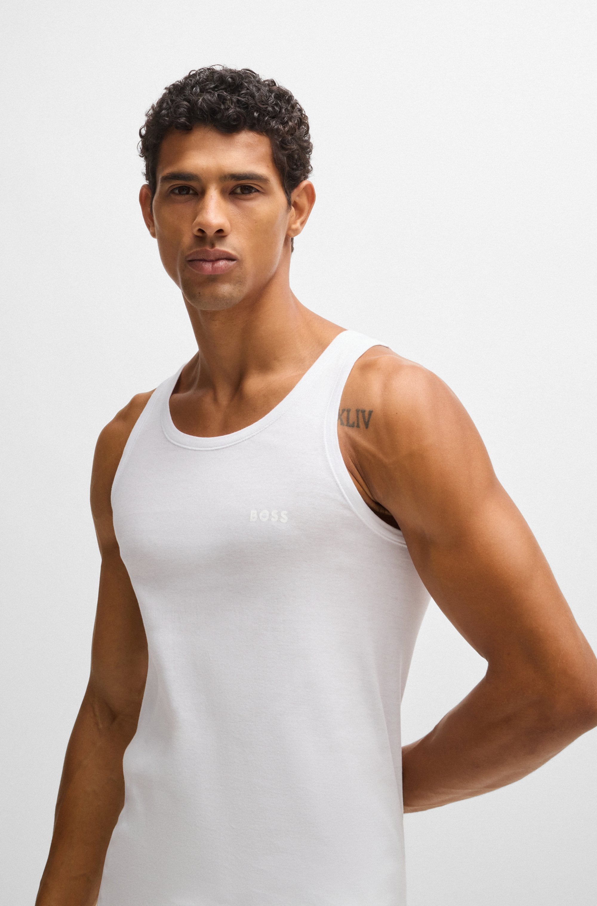 BOSS Tanktop »Tank Top Original«, mit BOSS Logo-Schriftzug