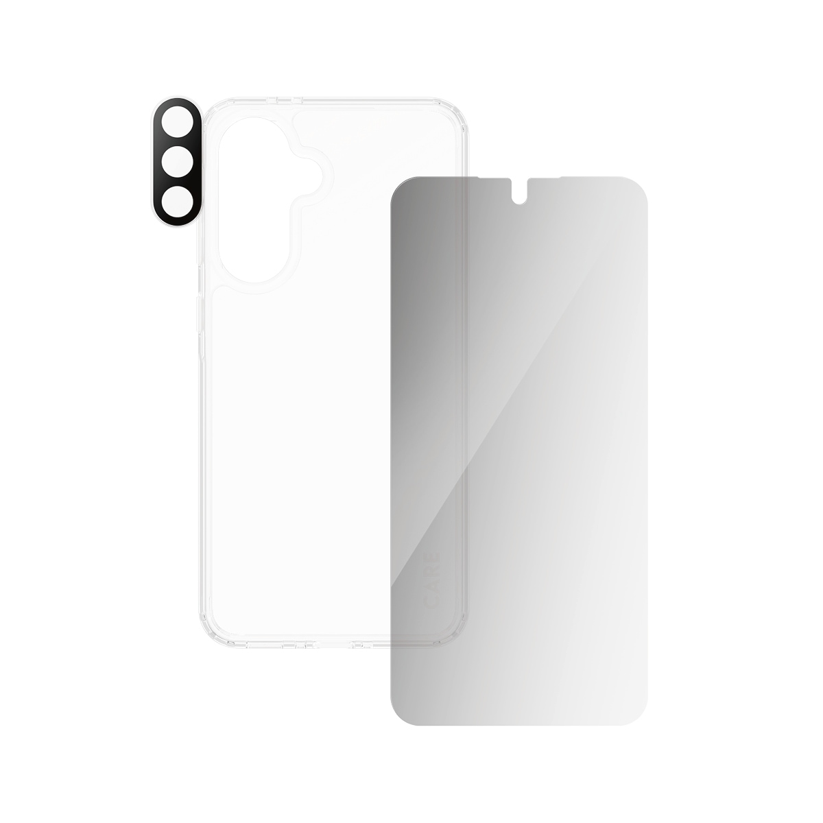 CARE by PanzerGlass Displayschutzglas »3-in-1 Protection Urban Combat Case + Screen Protection + Hoops«, für Samsung Galaxy A36, Displayschutzfolie, Schutzfolie, Bildschirmschutz, kratz- & stossfest