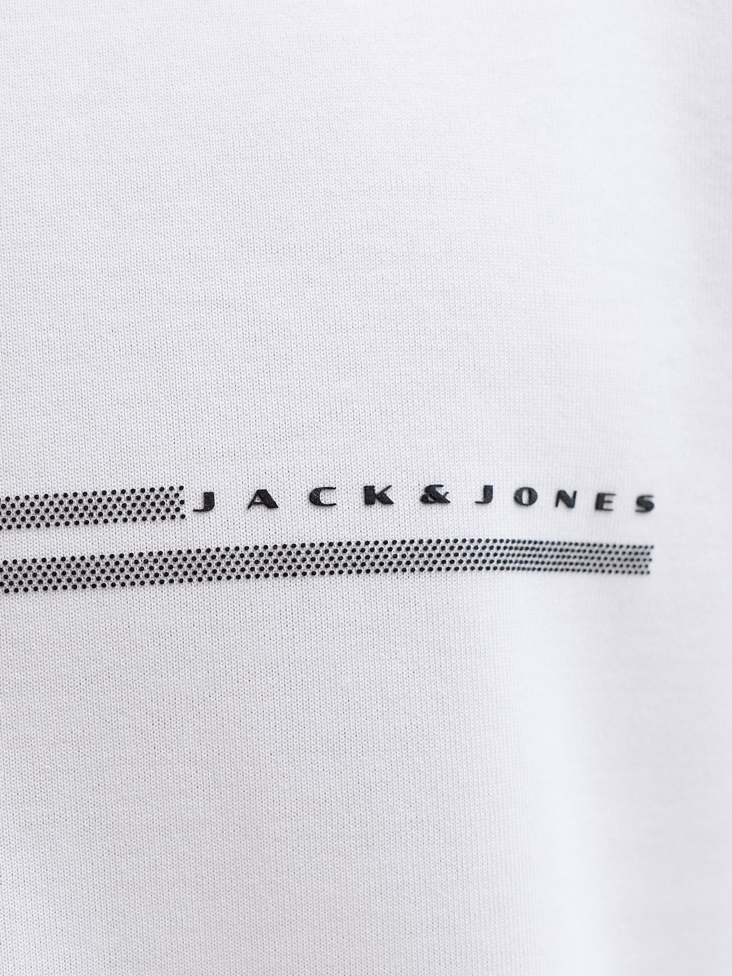 Jack & Jones T-shirt à manches courtes »JCOFUSION CHEST BRAND TEE SS CREW SN« Materialmix, regular fit