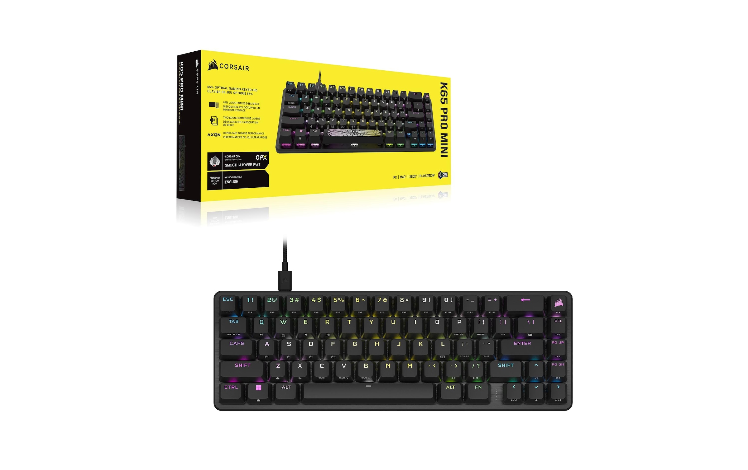 Corsair Gaming-Tastatur »K65 Pro Mini«