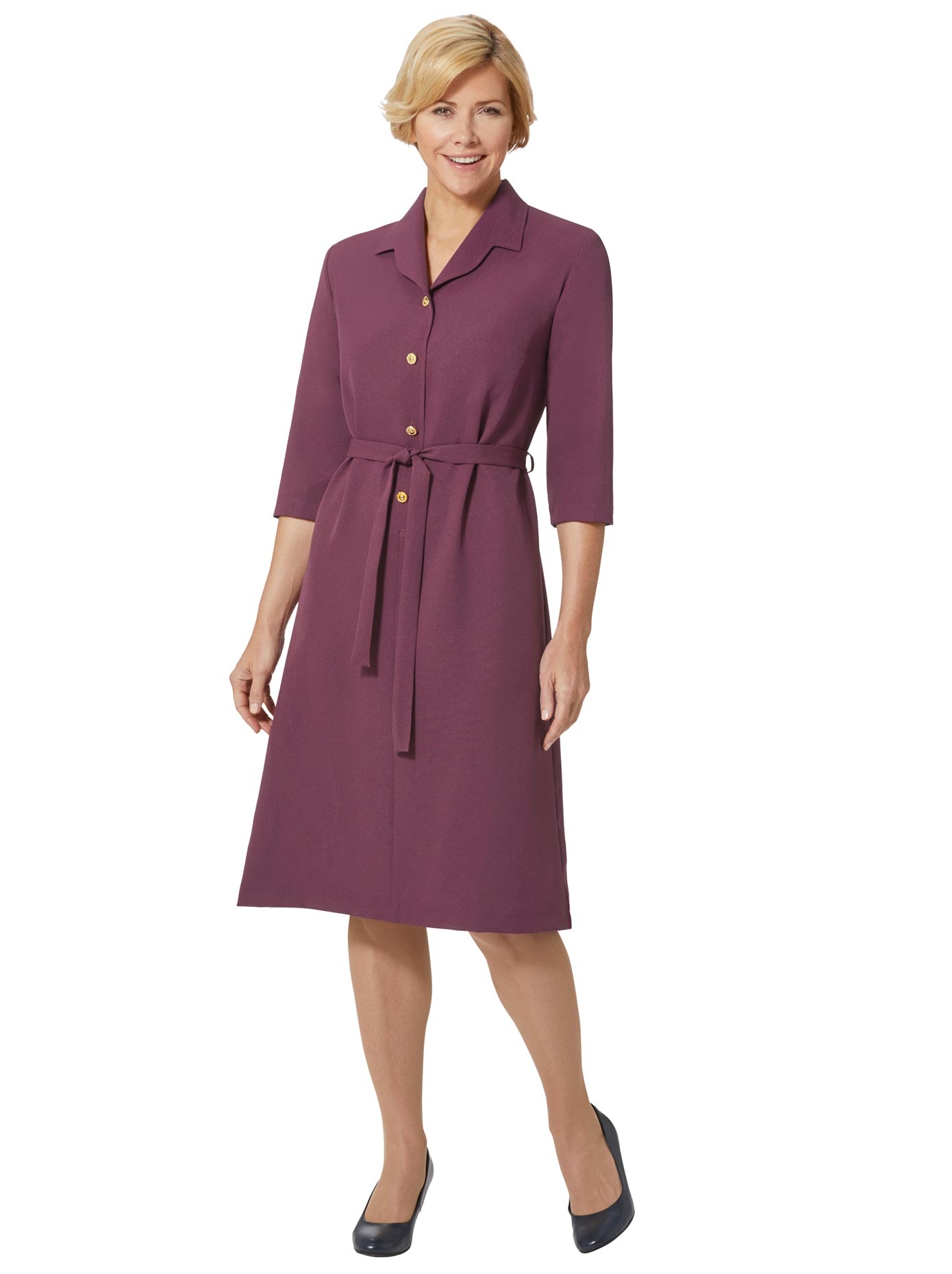 Kleid mit Bindegürtel